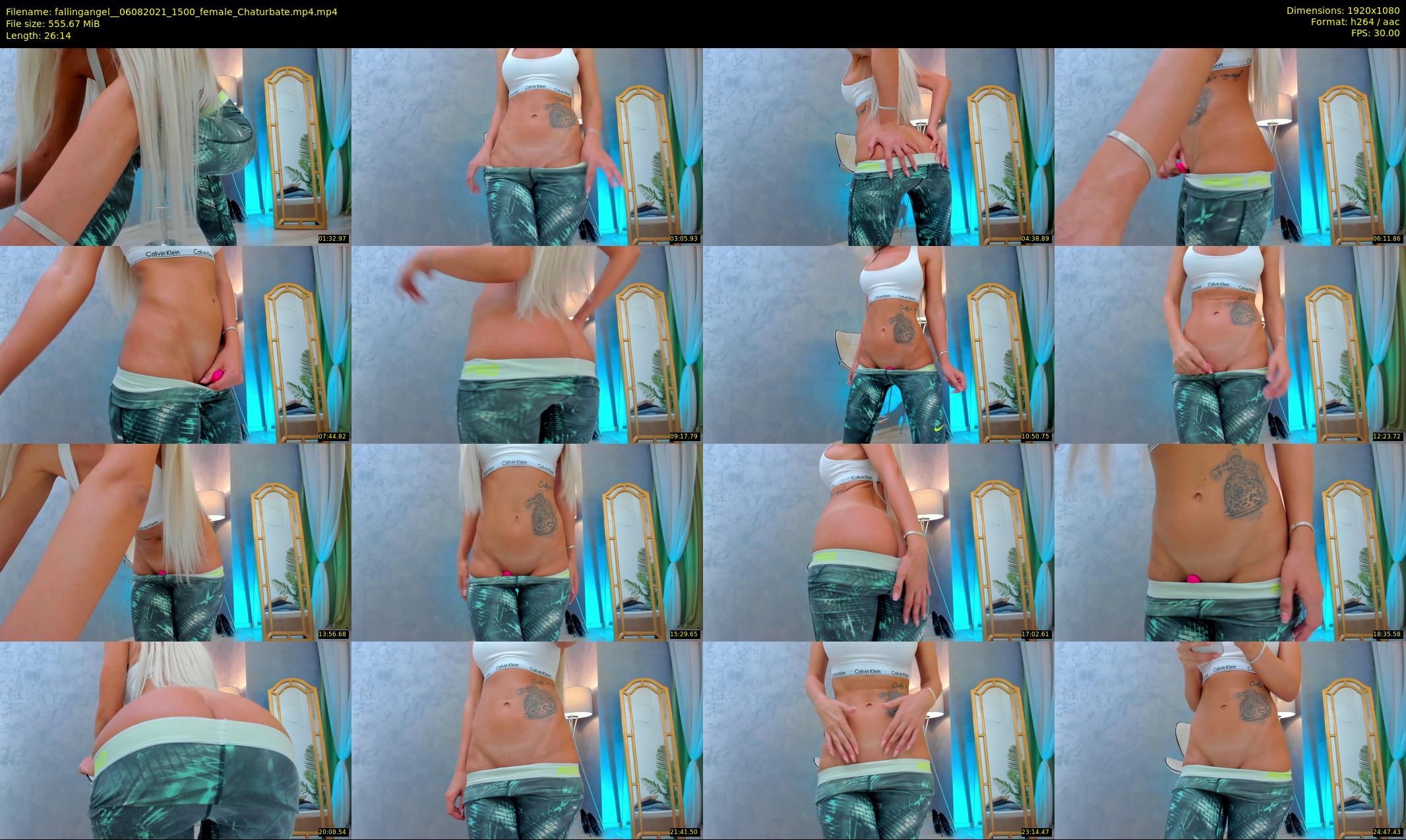 fallingangel_ — 27 minute Chaturbate female cam show recording, 1080p, Aug 6, 2021