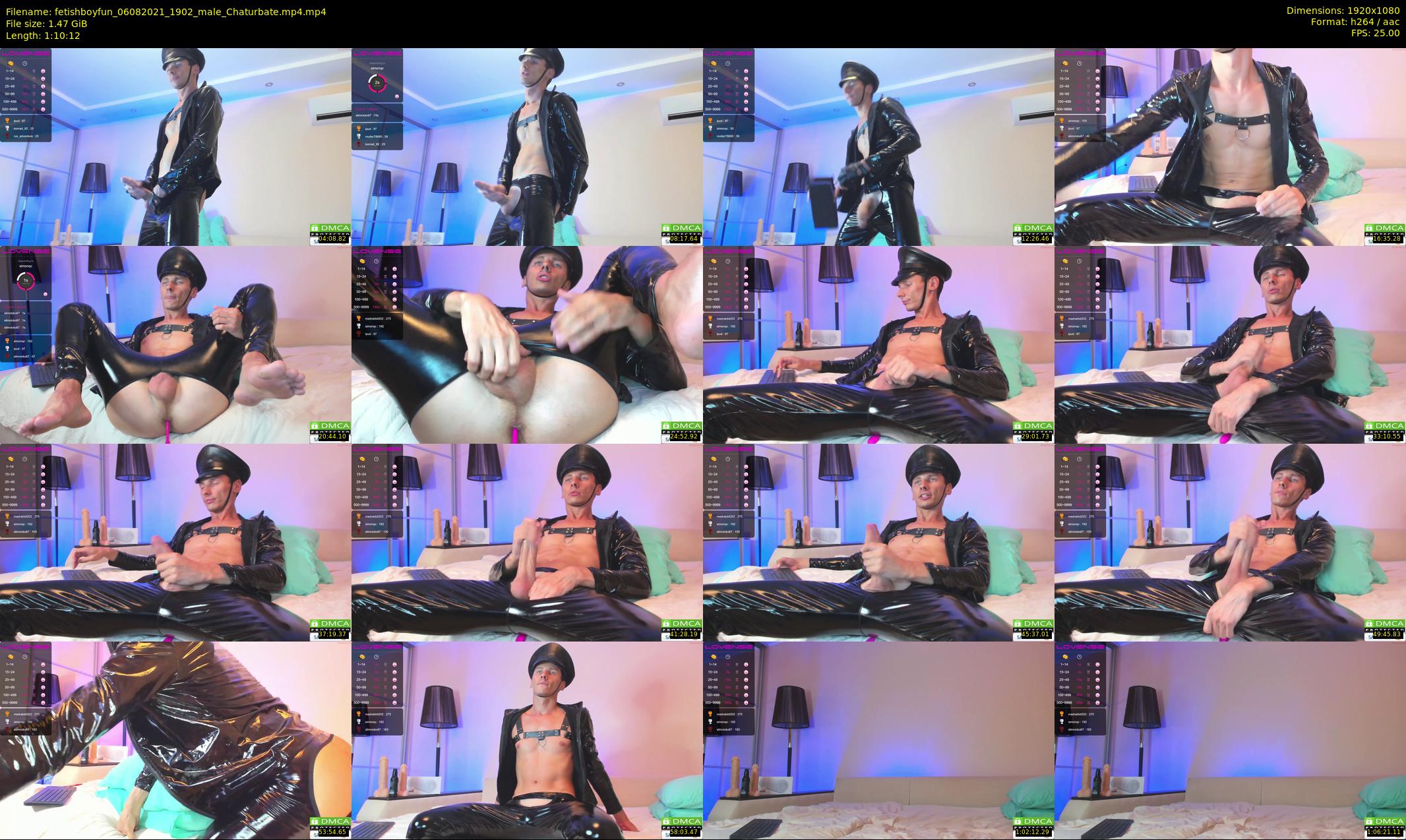 fetishboyfun — 71 minute Chaturbate male cam show recording, 1080p, Aug 6, 2021