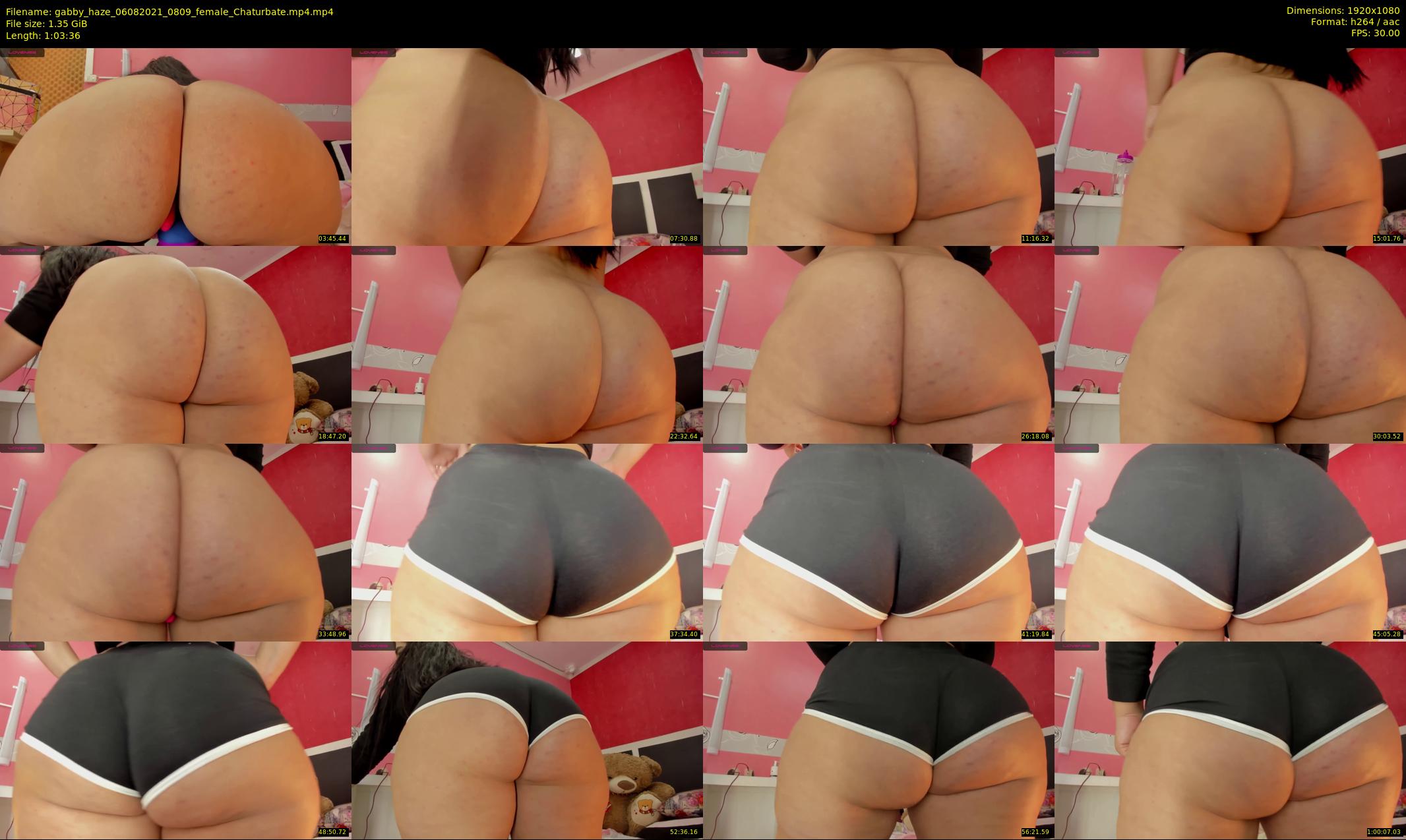 gabby_haze — 64 minute Chaturbate female cam show recording, 1080p, Aug 6, 2021