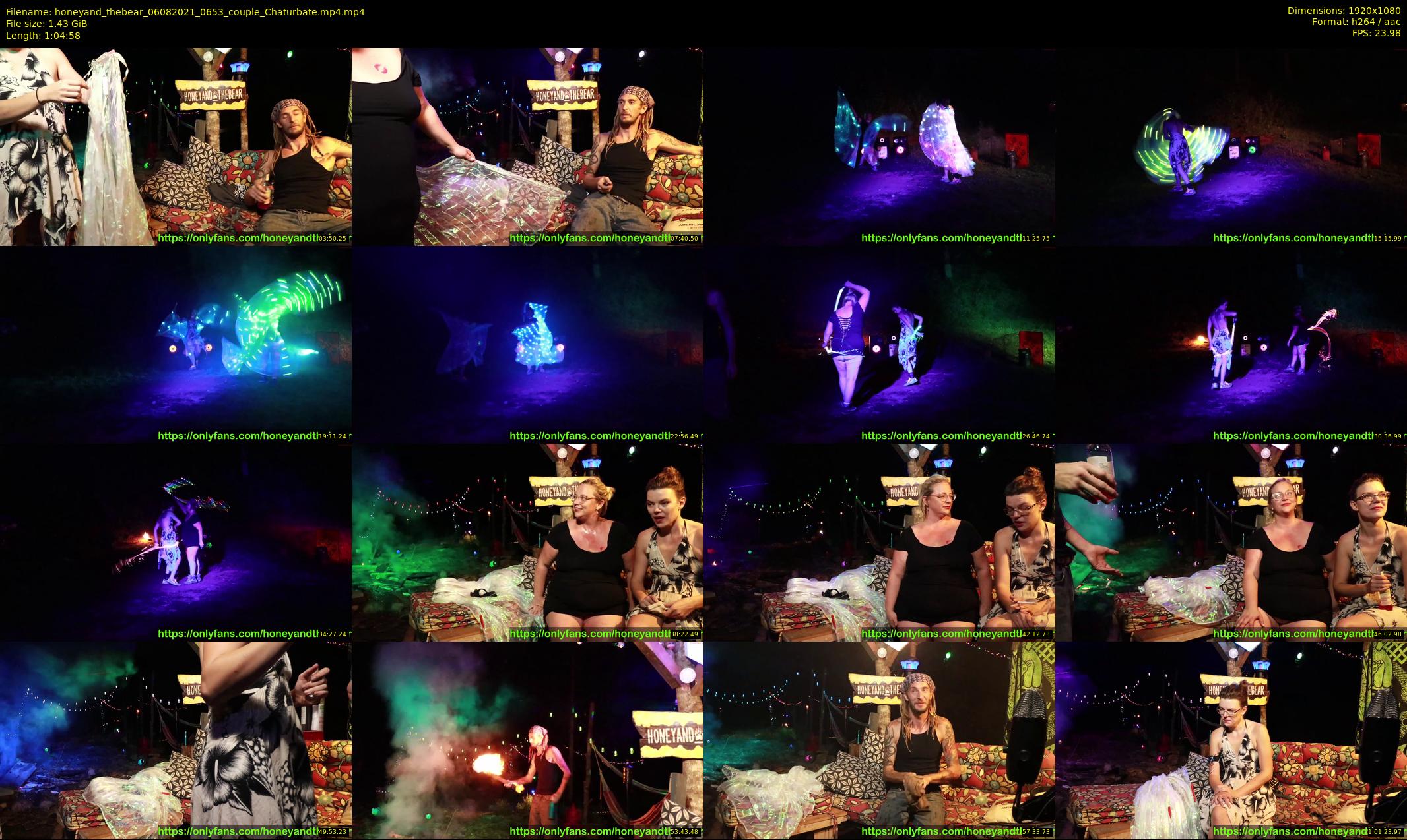 honeyand_thebear — 65 minute Chaturbate couple cam show recording, 1080p, Aug 6, 2021