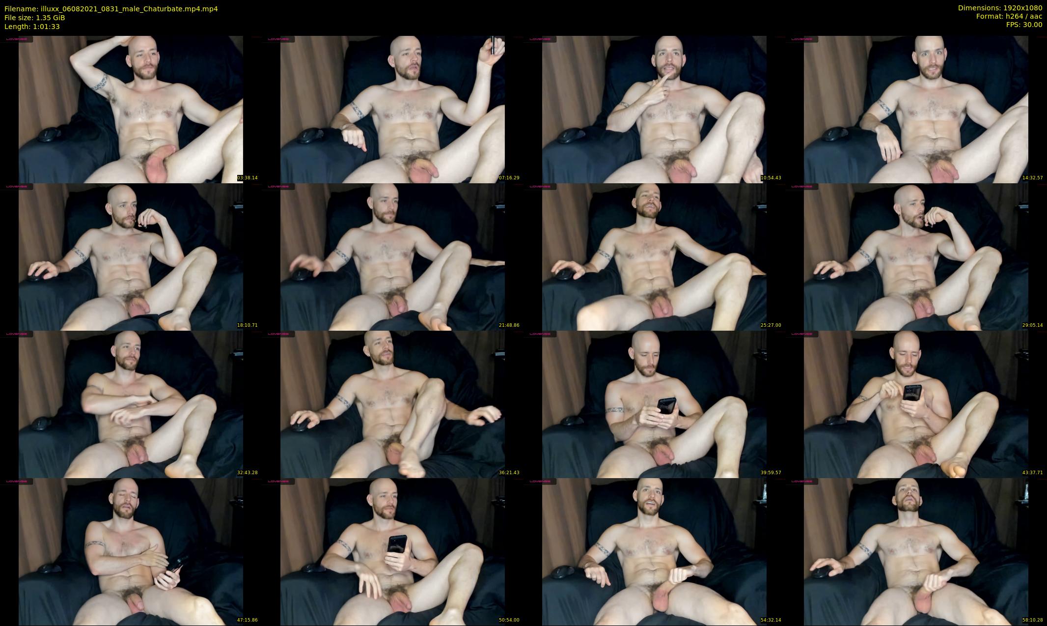 illuxx — 62 minute Chaturbate male cam show recording, 1080p, Aug 6, 2021