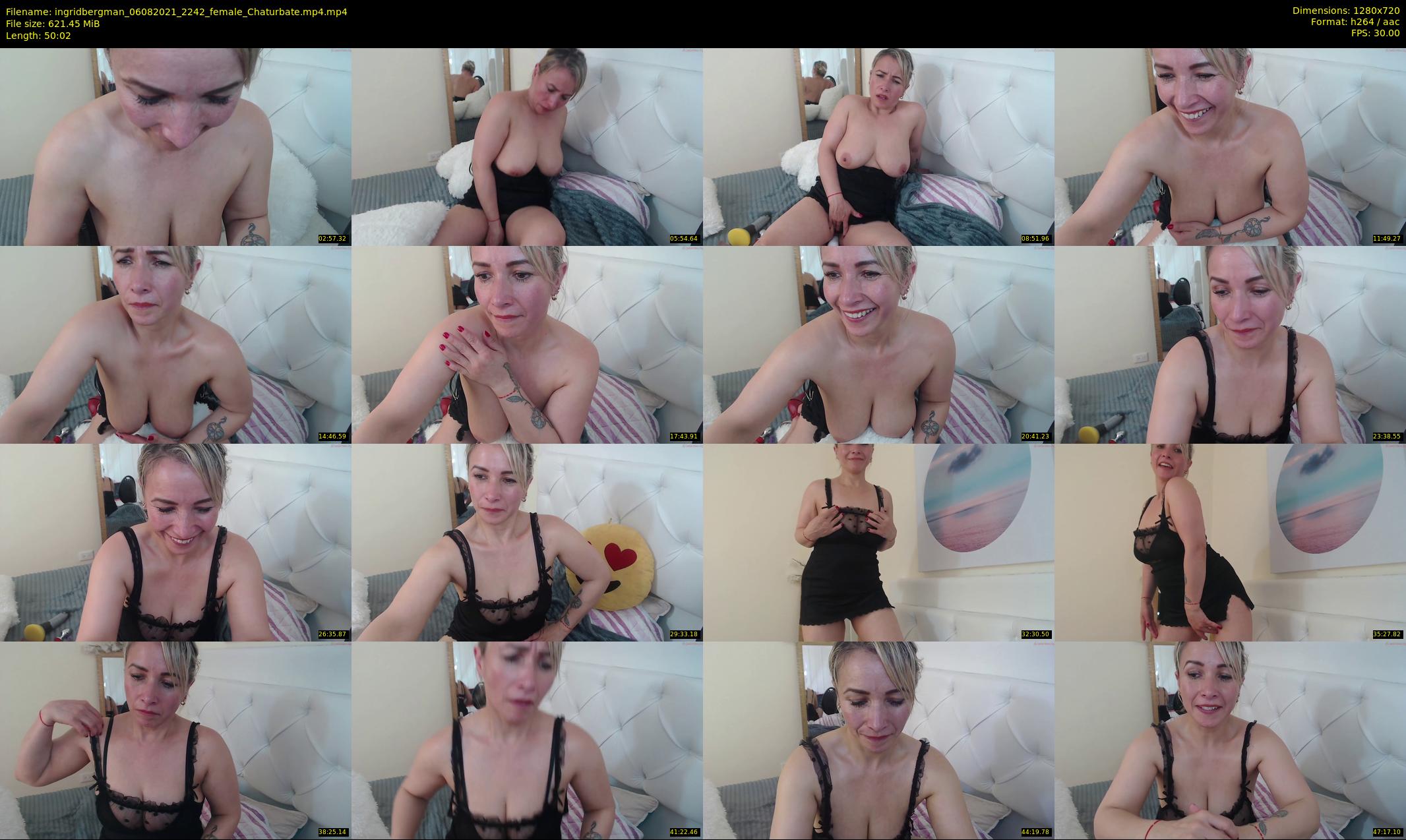 ingridbergman — 51 minute Chaturbate female cam show recording, 720p, Aug 6, 2021