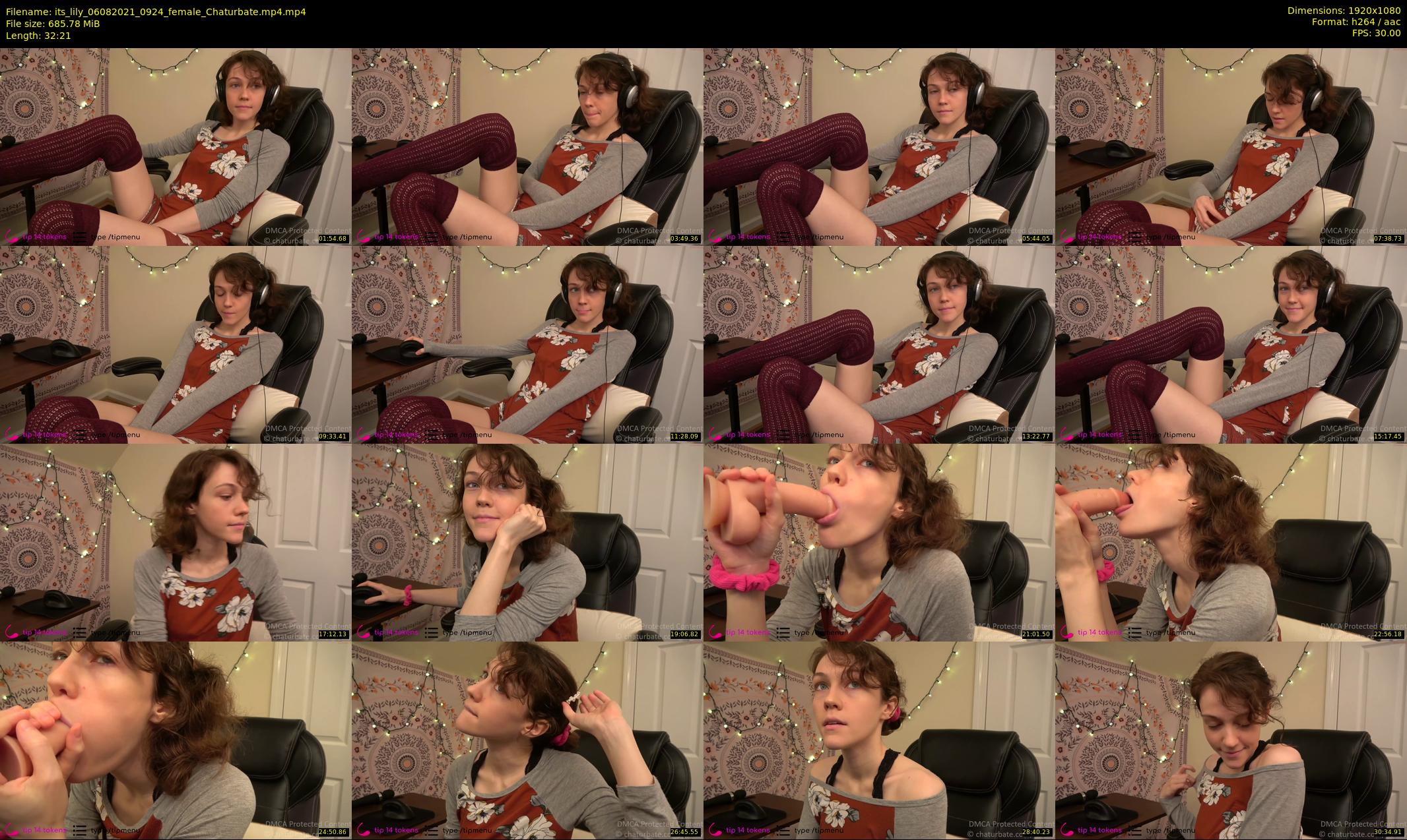 its_lily — 33 minute Chaturbate female cam show recording, 1080p, Aug 6, 2021