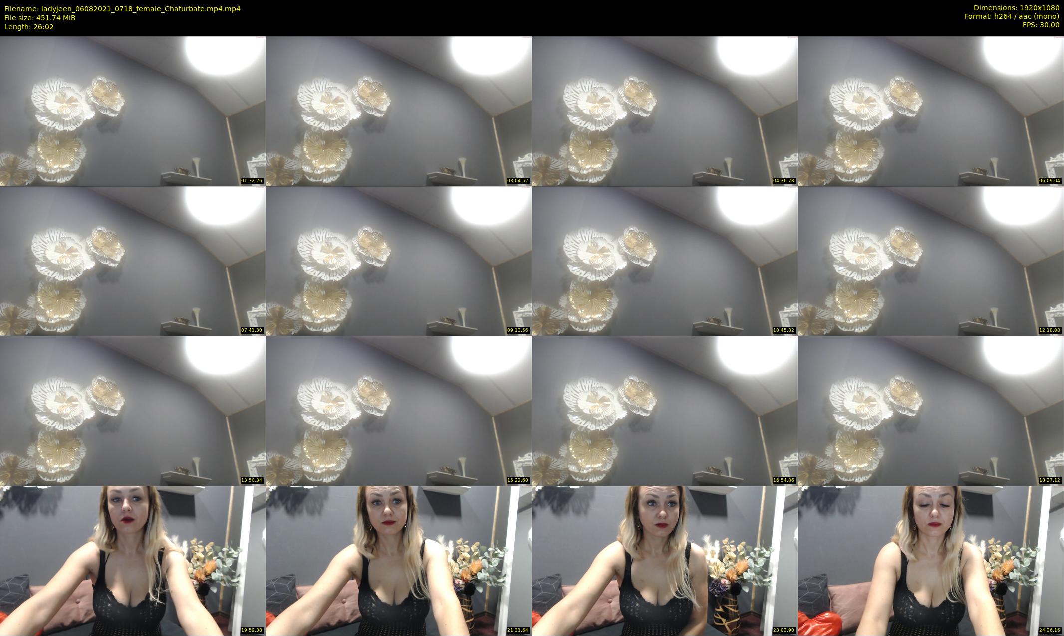 ladyjeen — 27 minute Chaturbate female cam show recording, 1080p, Aug 6, 2021