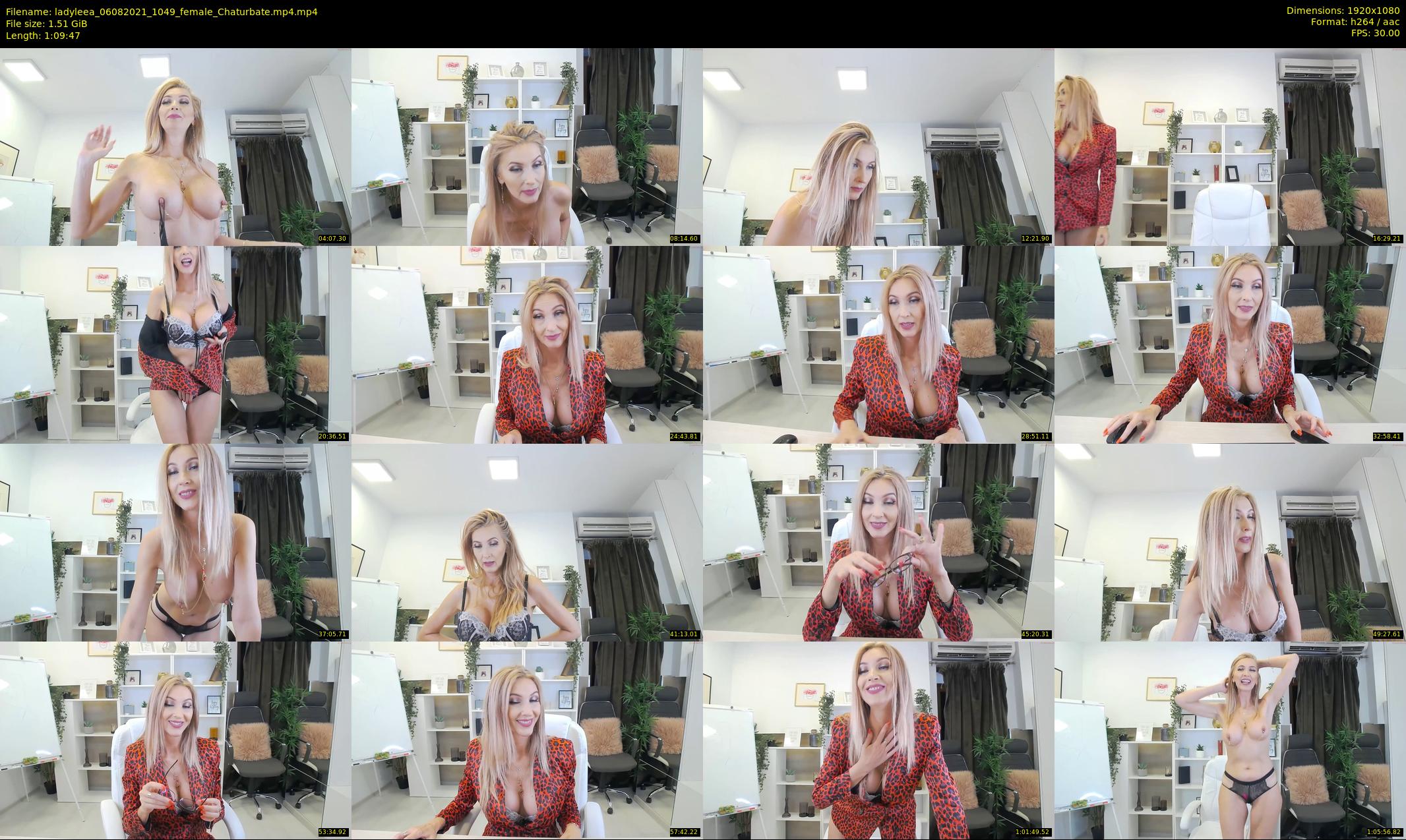ladyleea — 70 minute Chaturbate female cam show recording, 1080p, Aug 6, 2021