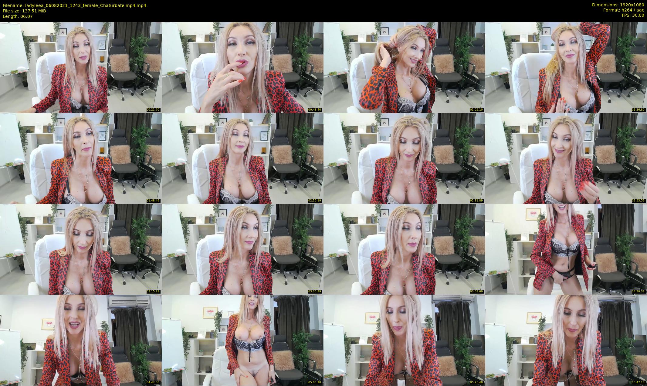 ladyleea — 7 minute Chaturbate female cam show recording, 1080p, Aug 6, 2021