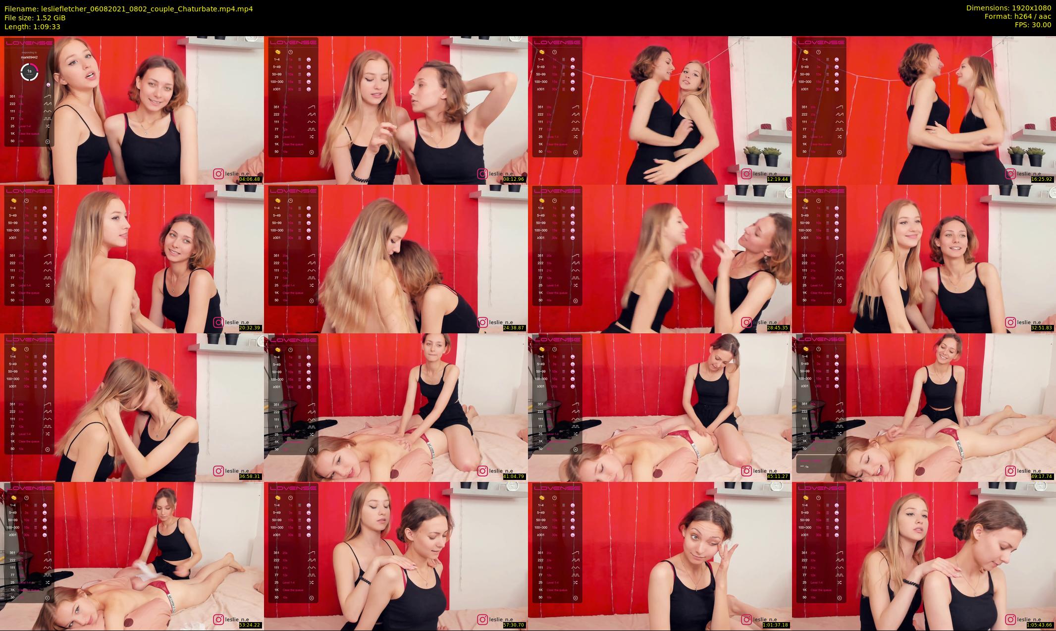 lesliefletcher — 70 minute Chaturbate couple cam show recording, 1080p, Aug 6, 2021