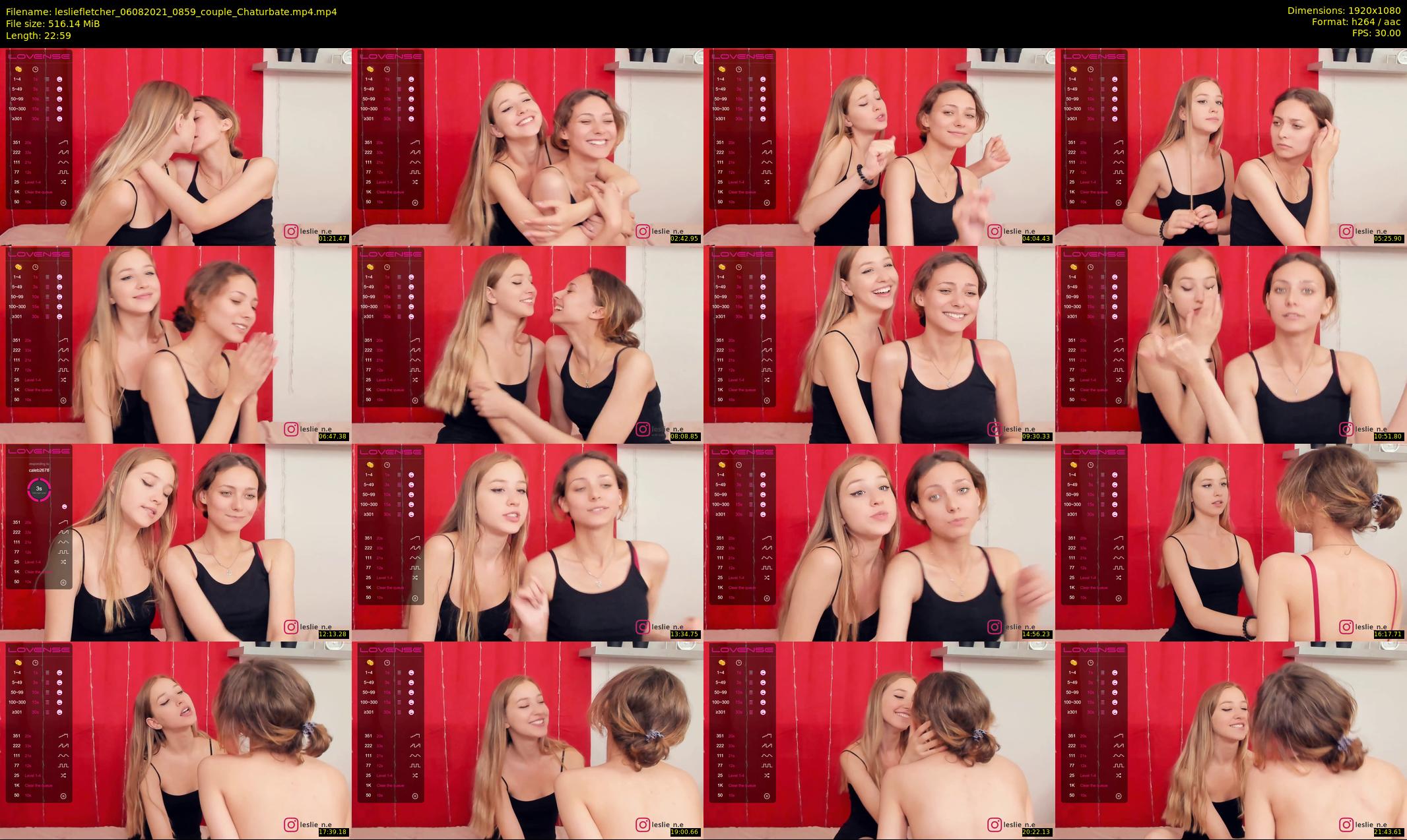lesliefletcher — 23 minute Chaturbate couple cam show recording, 1080p, Aug 6, 2021