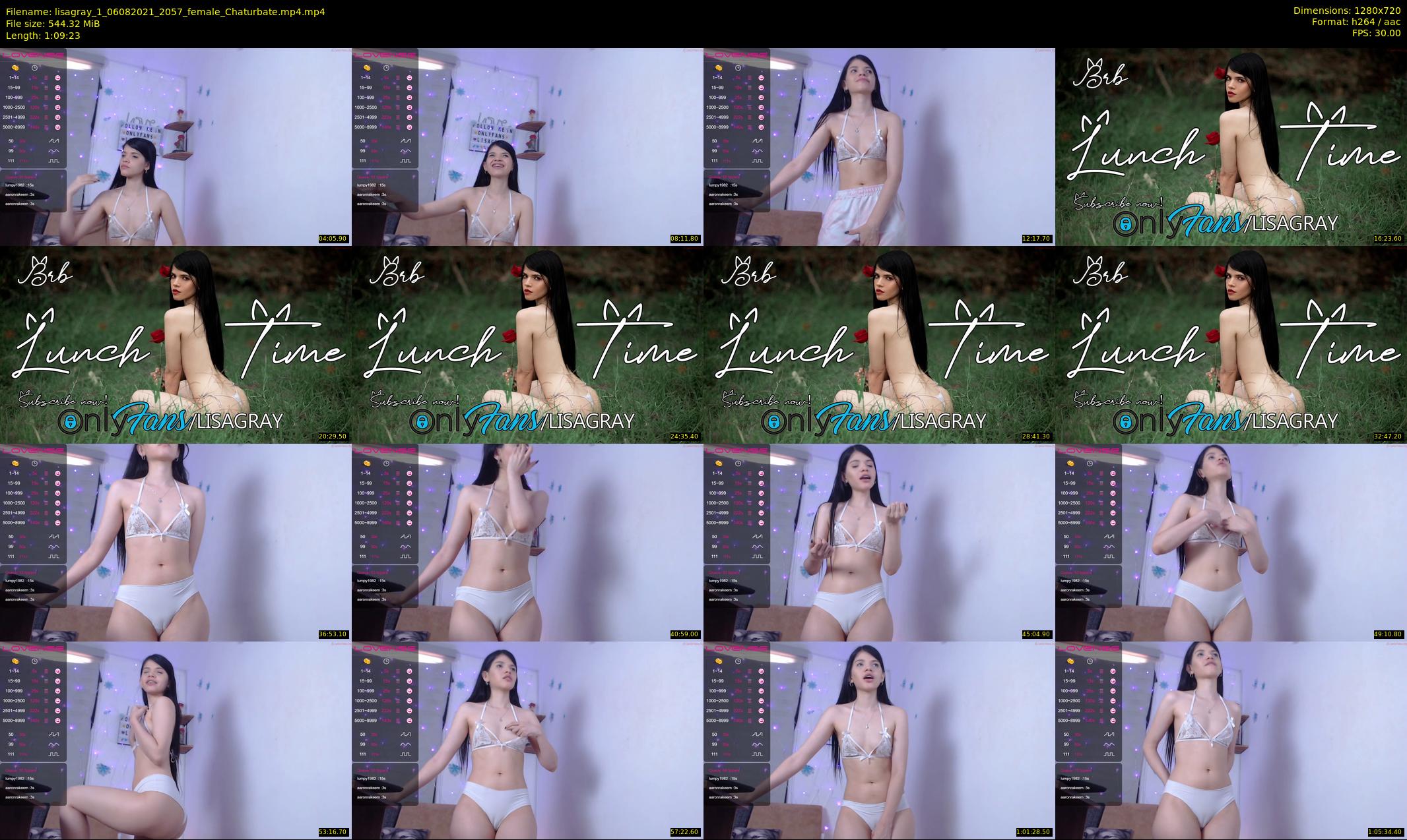 lisagray_1 — 70 minute Chaturbate female cam show recording, 720p, Aug 6, 2021