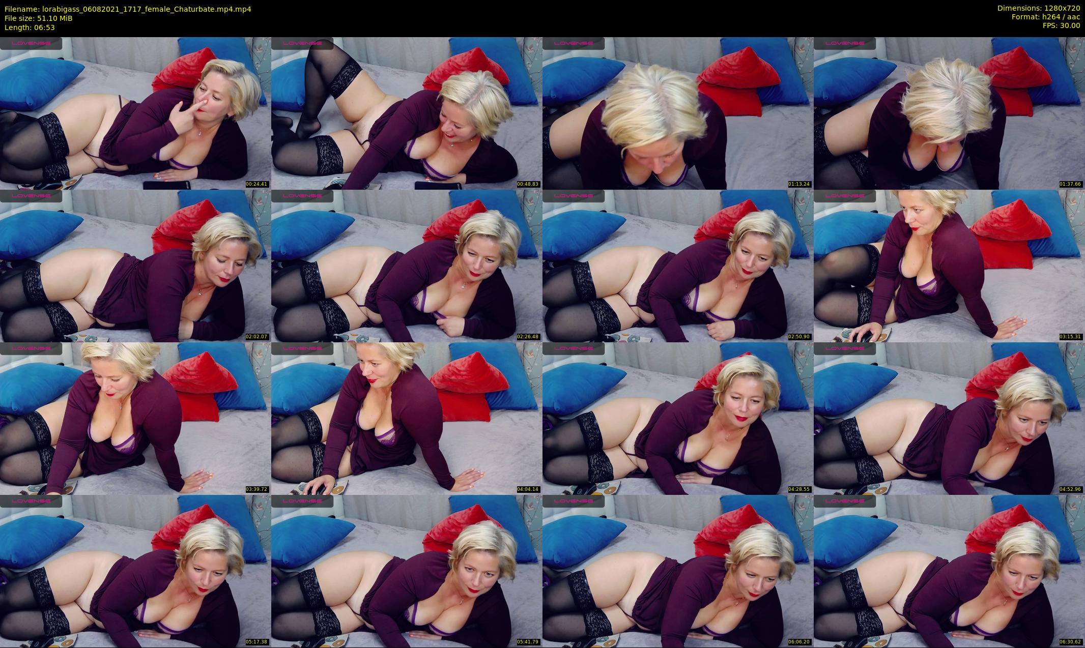 lorabigass — 7 minute Chaturbate female cam show recording, 720p, Aug 6, 2021