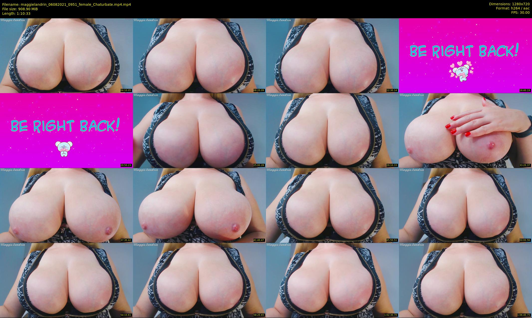 maggielandrin — 71 minute Chaturbate female cam show recording, 720p, Aug 6, 2021