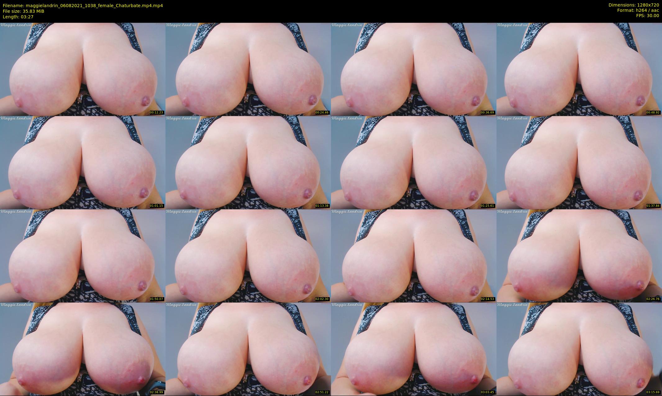 maggielandrin — 4 minute Chaturbate female cam show recording, 720p, Aug 6, 2021