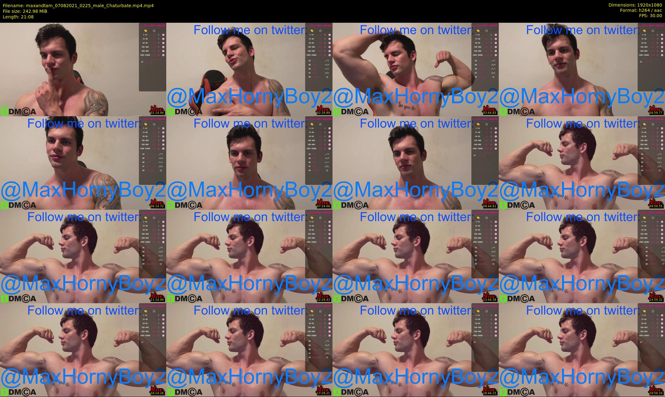 maxandtam — 22 minute Chaturbate couple cam show recording, 1080p, Aug 7, 2021