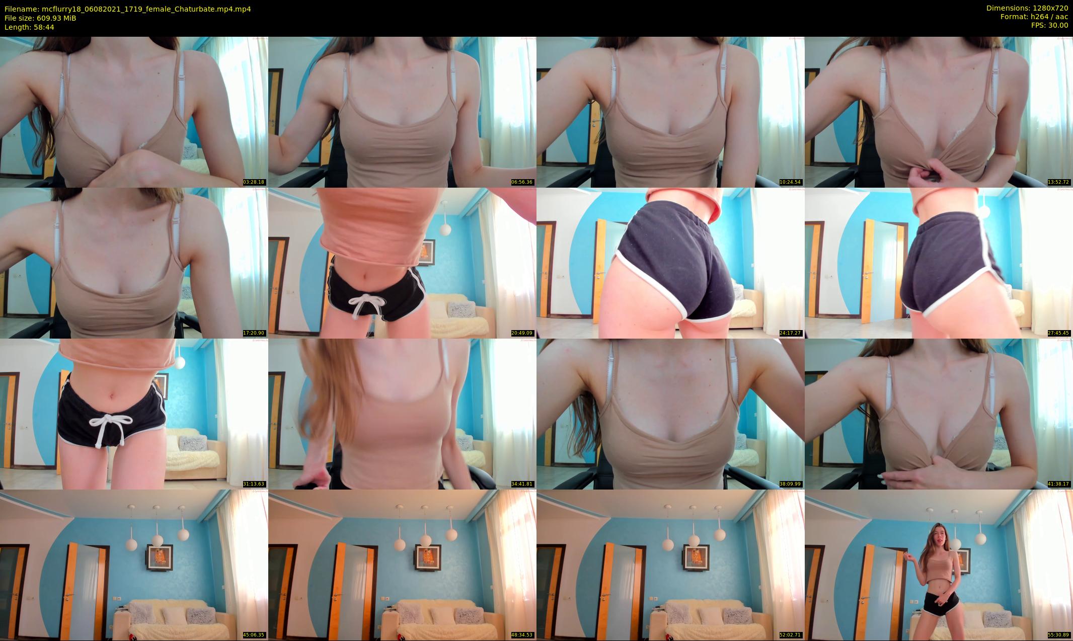 mcflurry18 — 59 minute Chaturbate female cam show recording, 720p, Aug 6, 2021