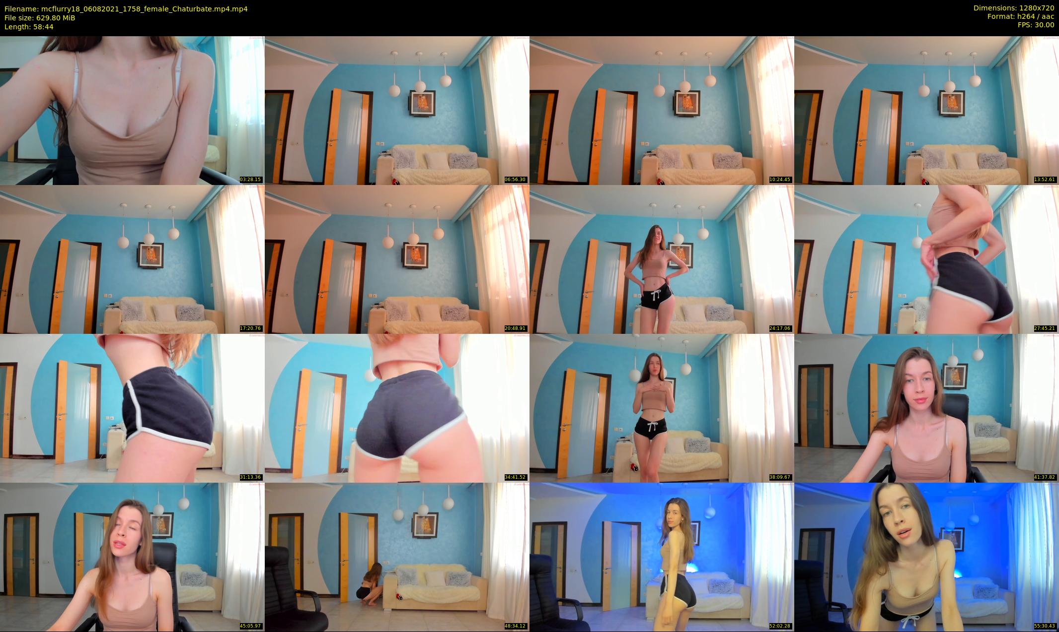 mcflurry18 — 59 minute Chaturbate female cam show recording, 720p, Aug 6, 2021