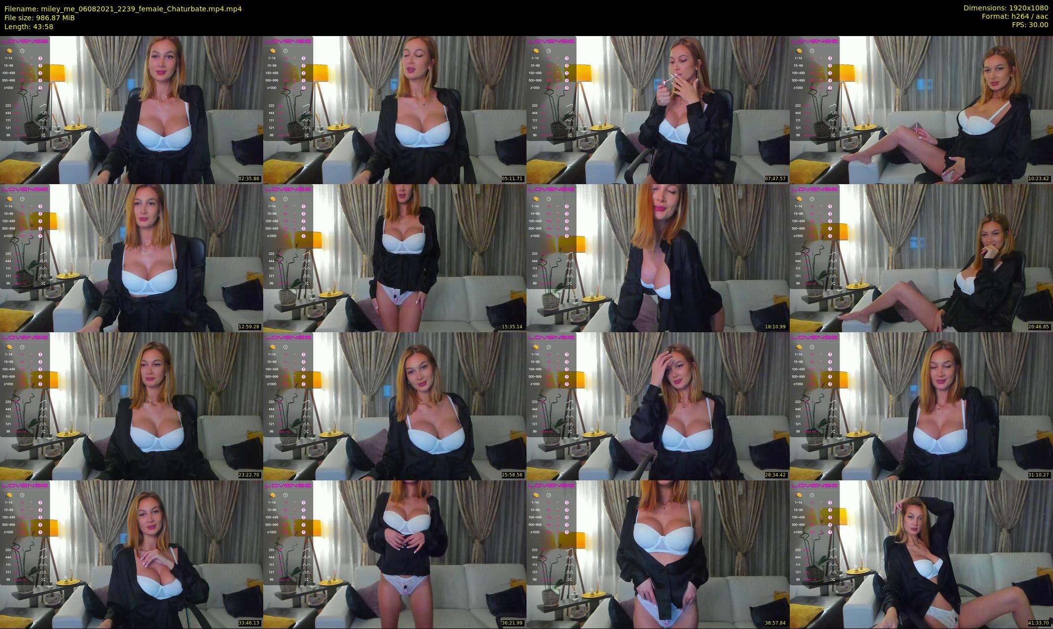 miley_me — 44 minute Chaturbate female cam show recording, 1080p, Aug 6, 2021