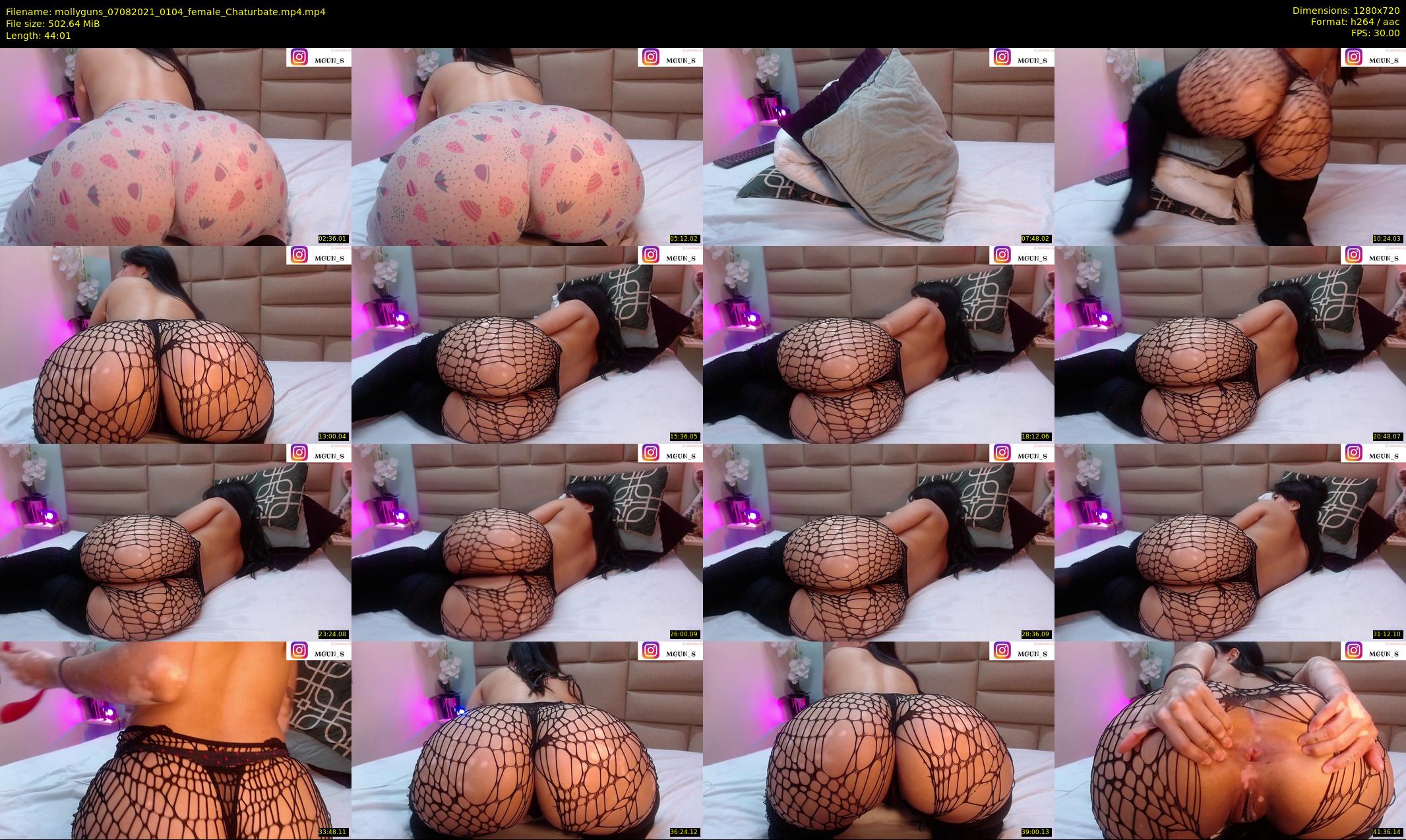 mollyguns — 45 minute Chaturbate female cam show recording, 720p, Aug 7, 2021