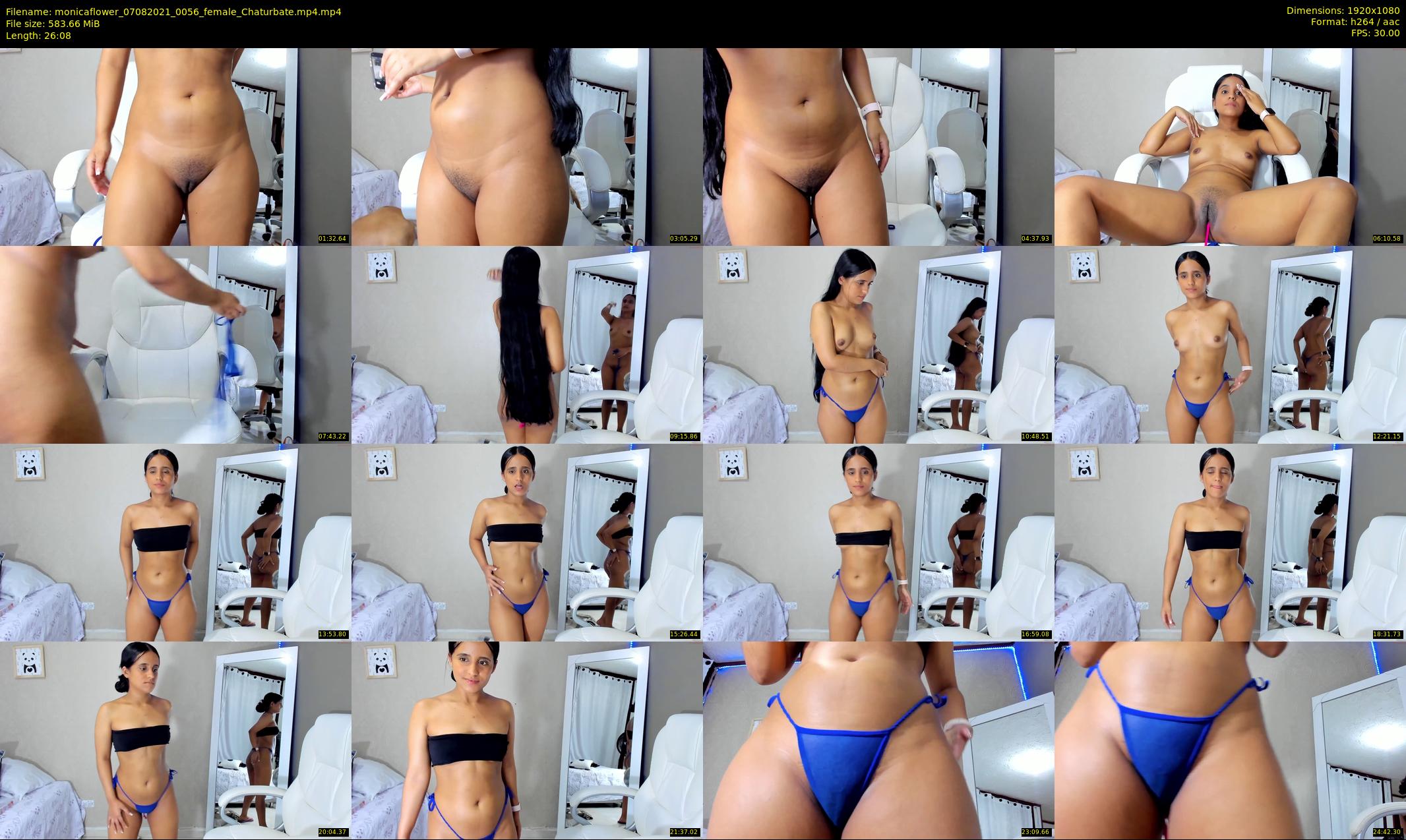 monicaflower — 27 minute Chaturbate female cam show recording, 1080p, Aug 7, 2021