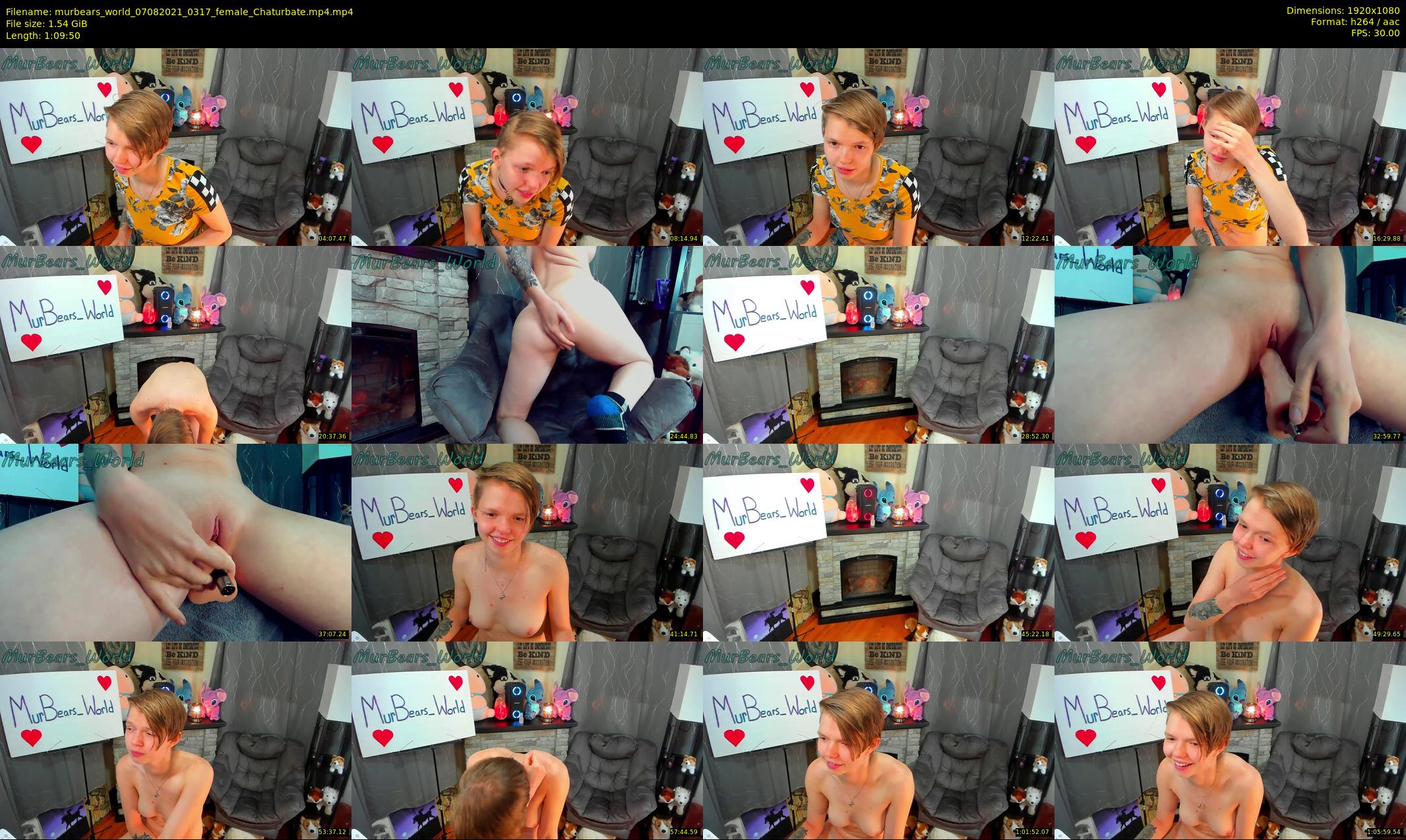 murbears_world — 70 minute Chaturbate female cam show recording, 1080p, Aug 7, 2021
