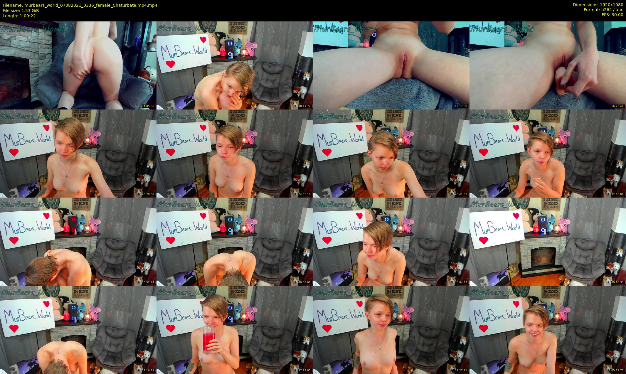 murbears_world — 70 minute Chaturbate female cam show recording, 1080p, Aug 7, 2021
