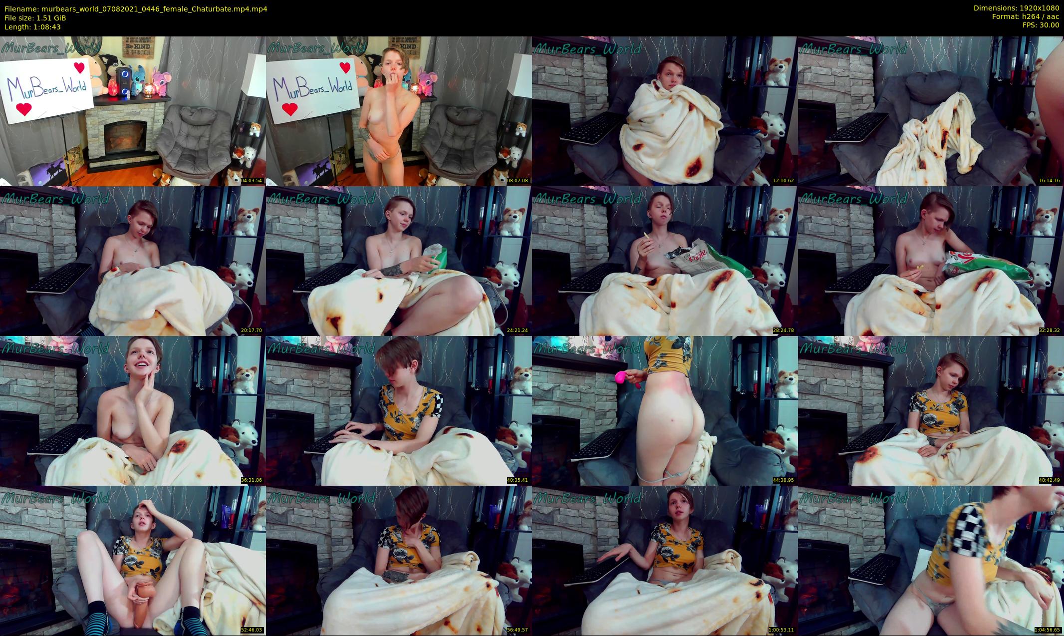 murbears_world — 69 minute Chaturbate female cam show recording, 1080p, Aug 7, 2021