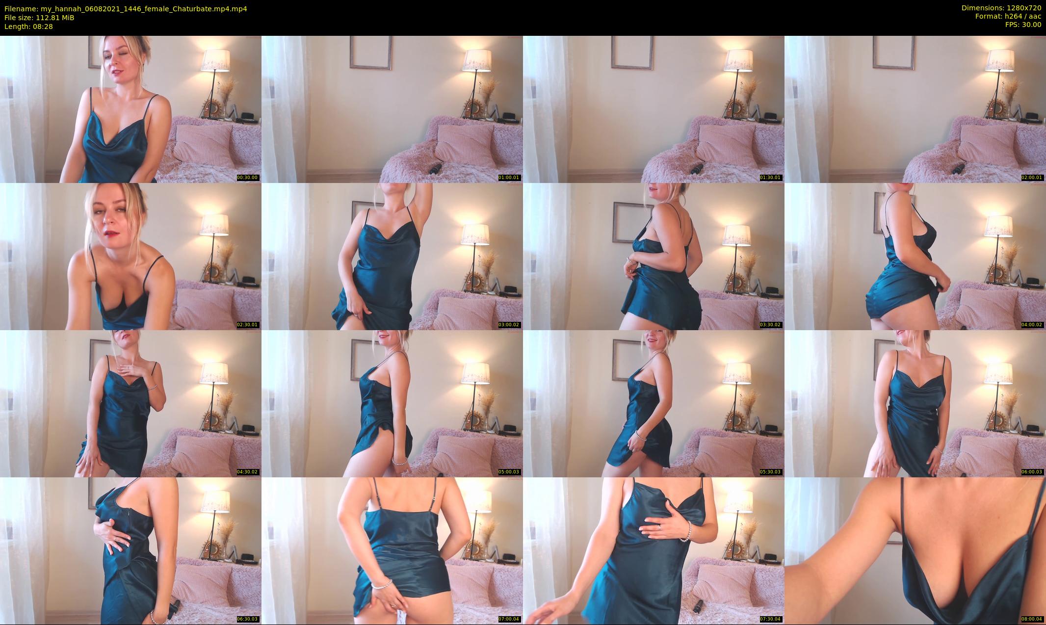my_hannah — 9 minute Chaturbate female cam show recording, 720p, Aug 6, 2021