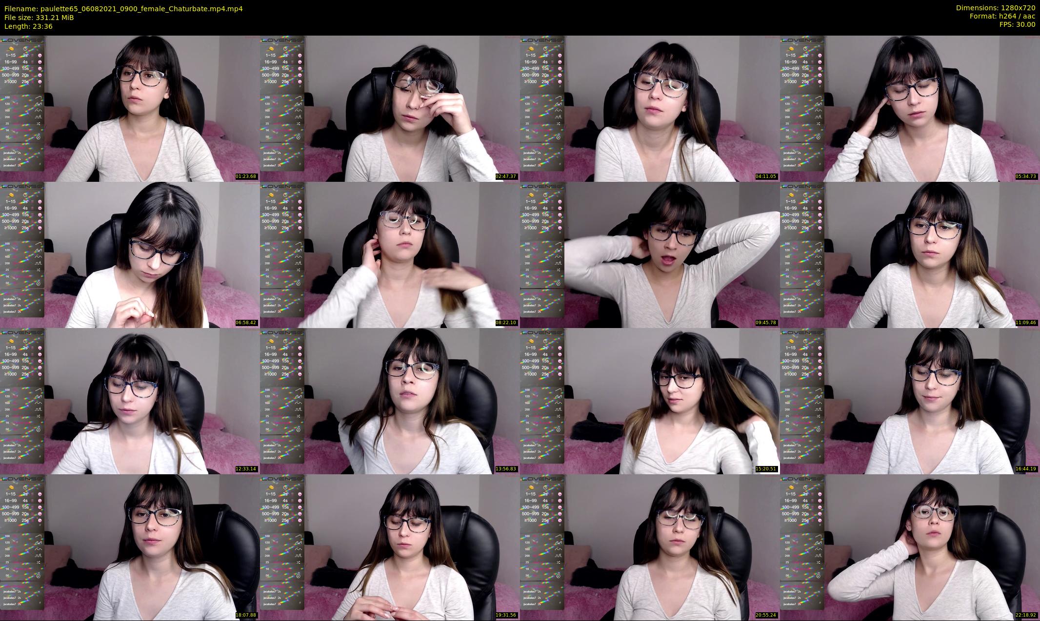 paulette65 — 24 minute Chaturbate female cam show recording, 720p, Aug 6, 2021
