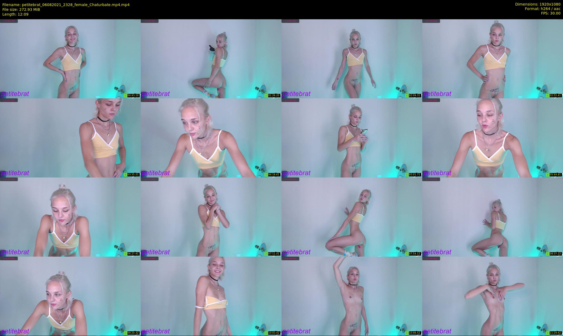 petitebrat — 13 minute Chaturbate female cam show recording, 1080p, Aug 6, 2021