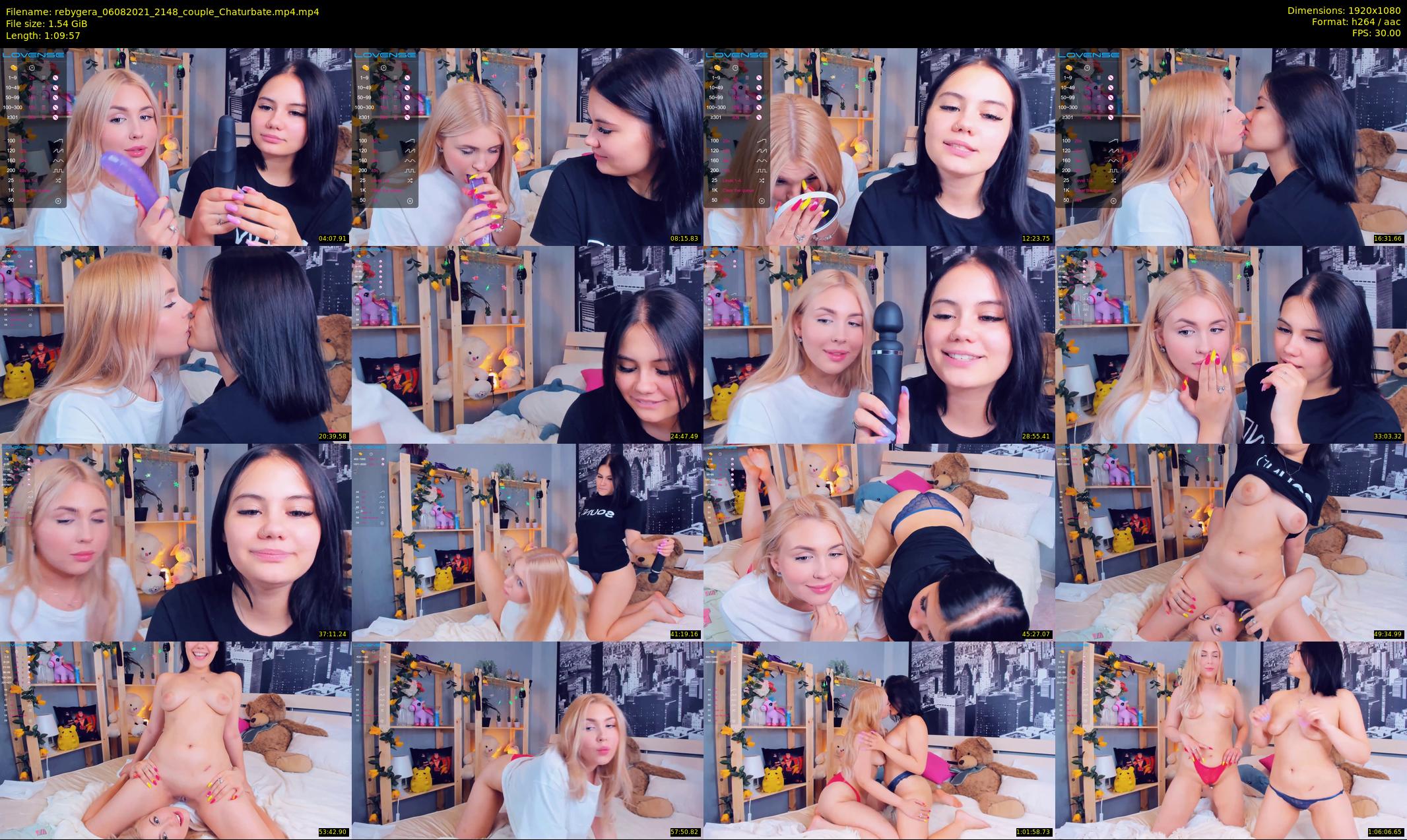 rebygera — 70 minute Chaturbate couple cam show recording, 1080p, Aug 6, 2021