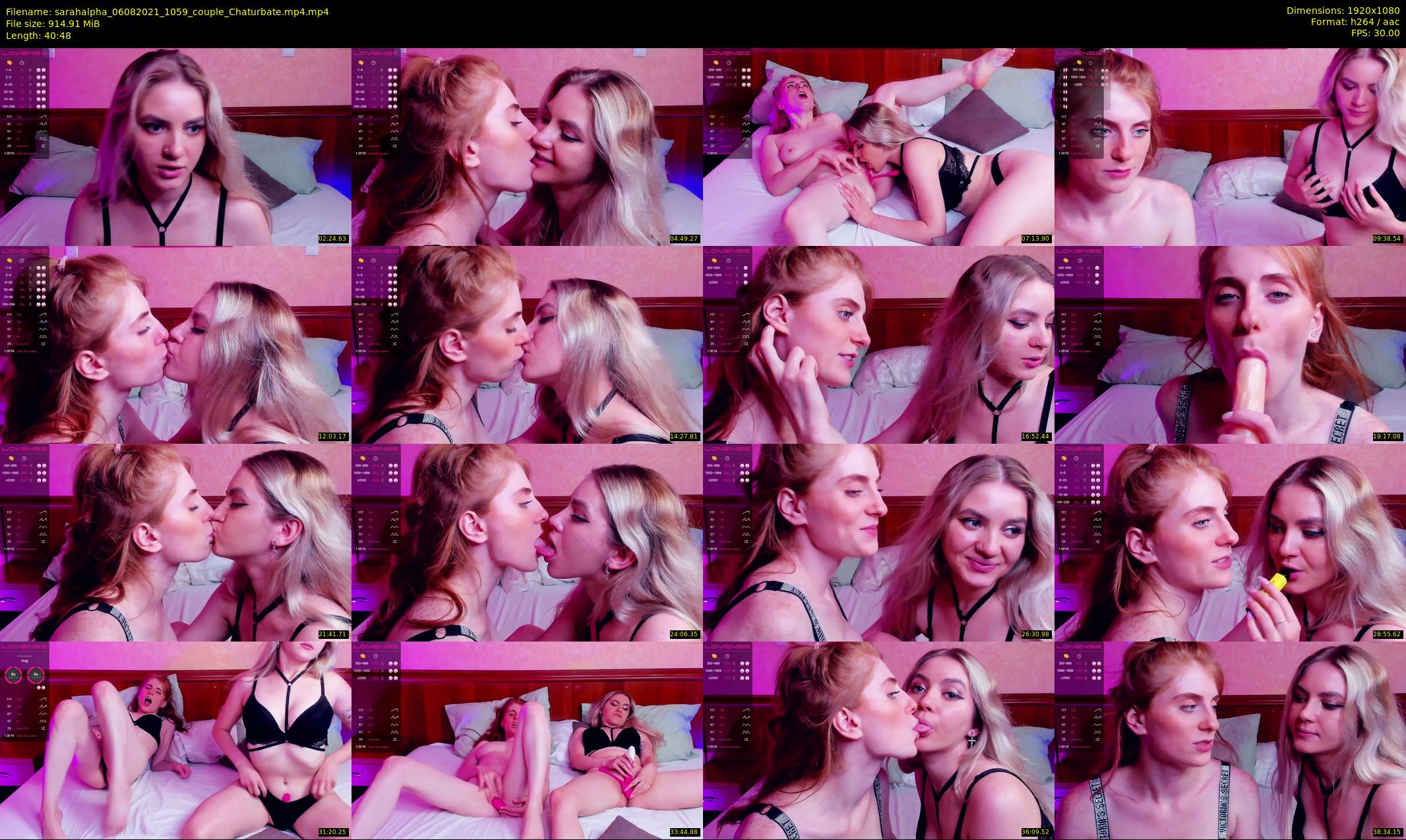 sarahalpha — 41 minute Chaturbate couple cam show recording, 1080p, Aug 6, 2021