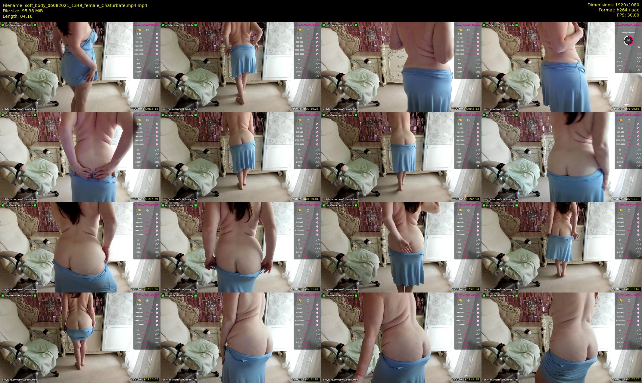 soft_body — 5 minute Chaturbate female cam show recording, 1080p, Aug 6, 2021