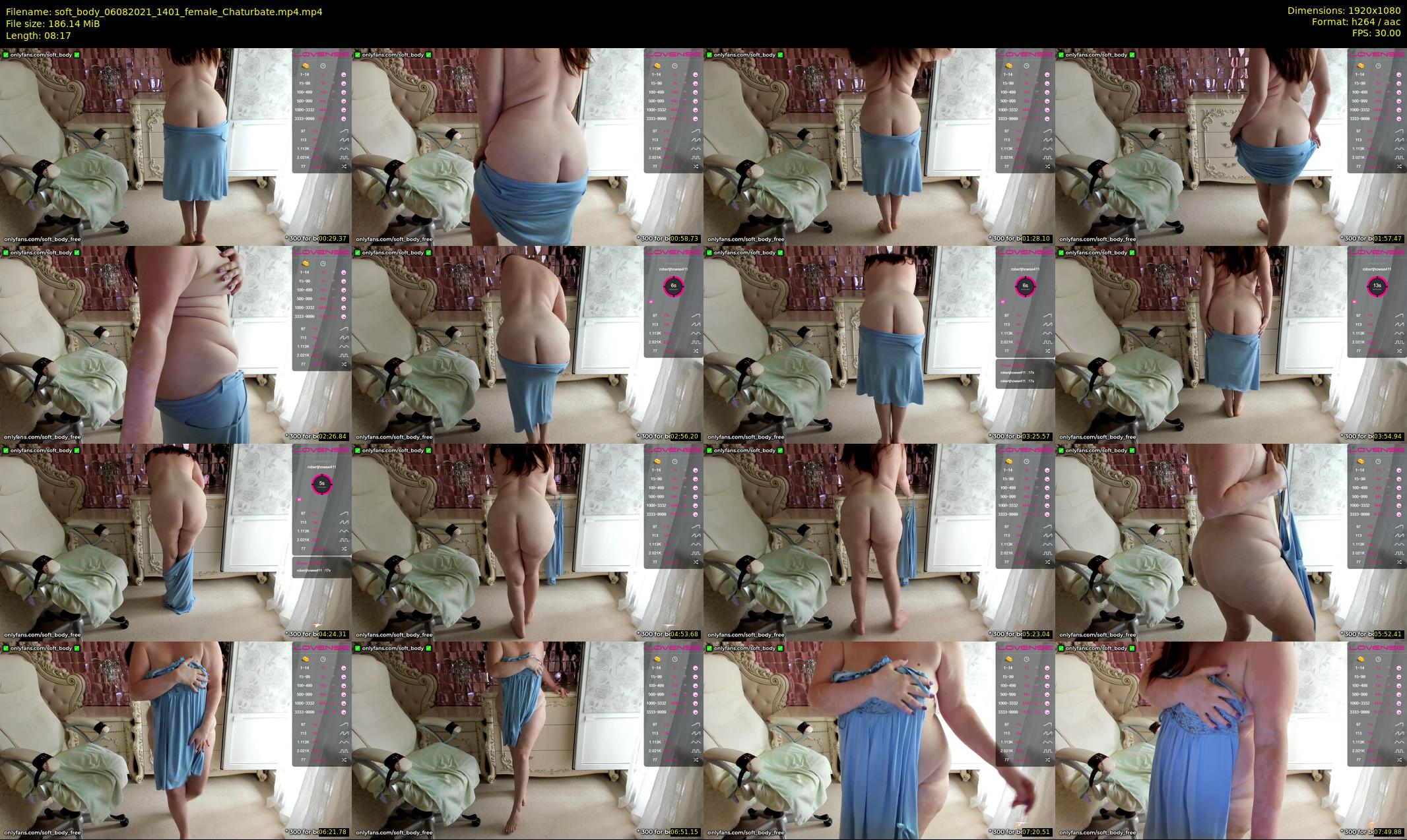 soft_body — 9 minute Chaturbate female cam show recording, 1080p, Aug 6, 2021