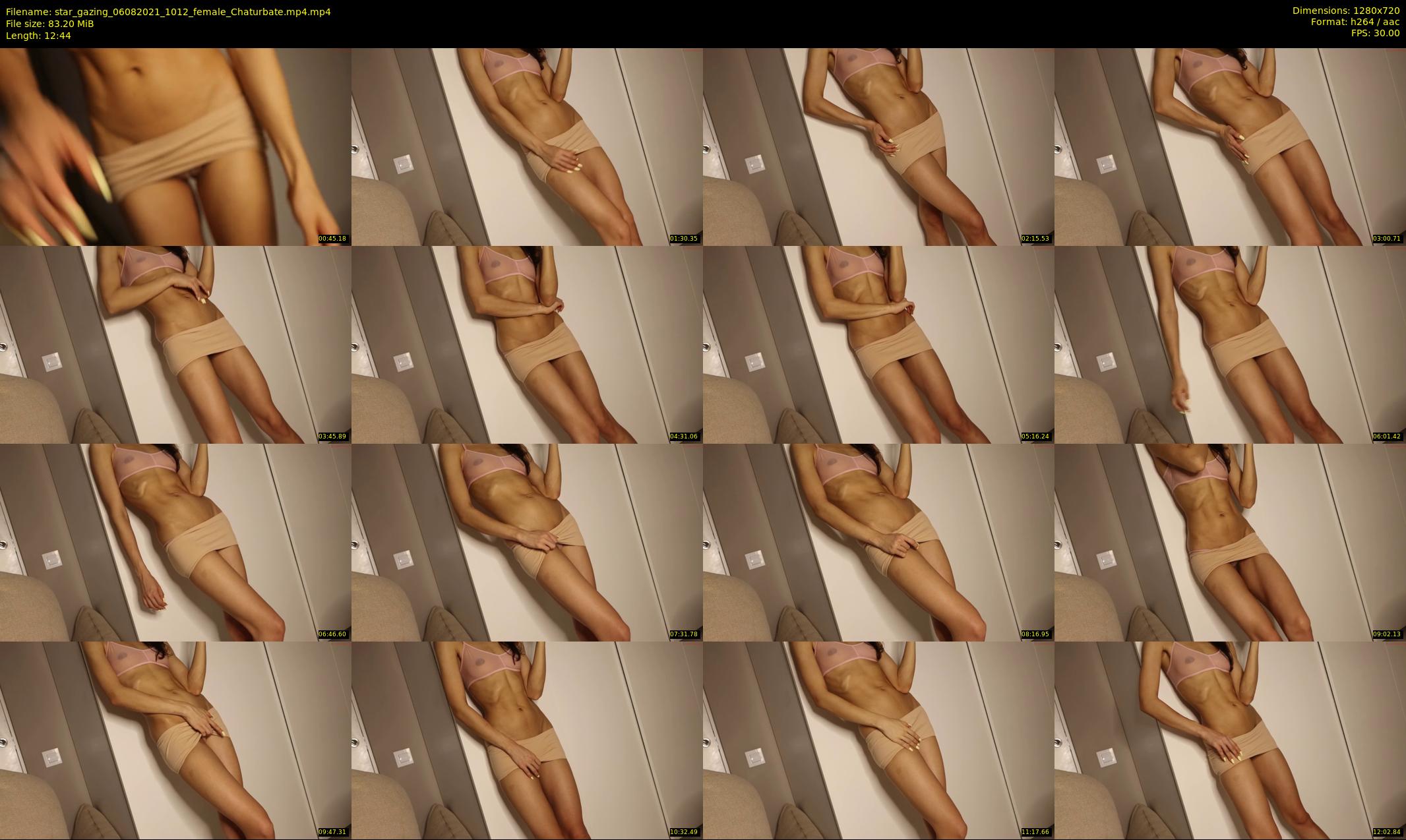 star_gazing — 13 minute Chaturbate female cam show recording, 720p, Aug 6, 2021