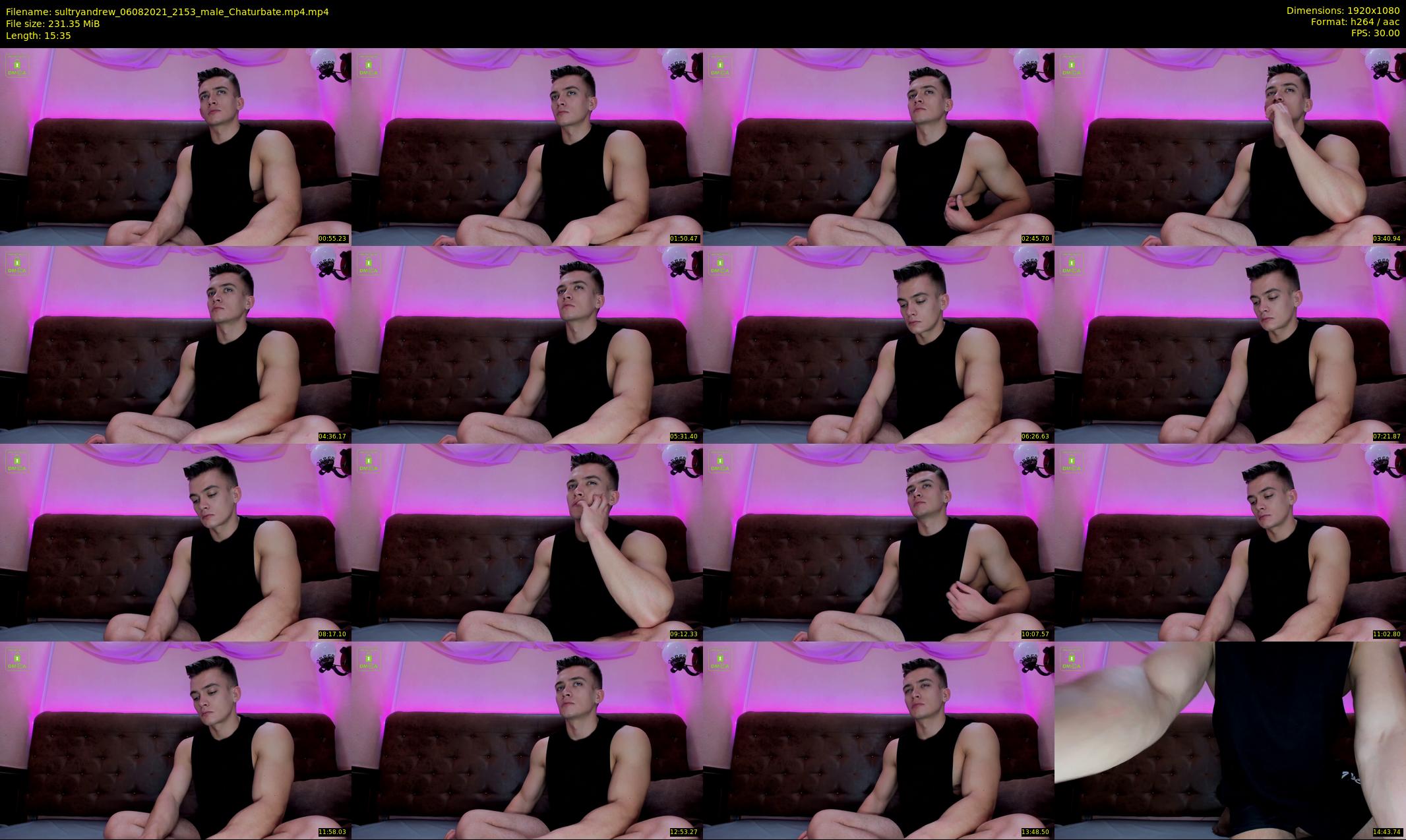 sultryandrew — 16 minute Chaturbate male cam show recording, 1080p, Aug 6, 2021