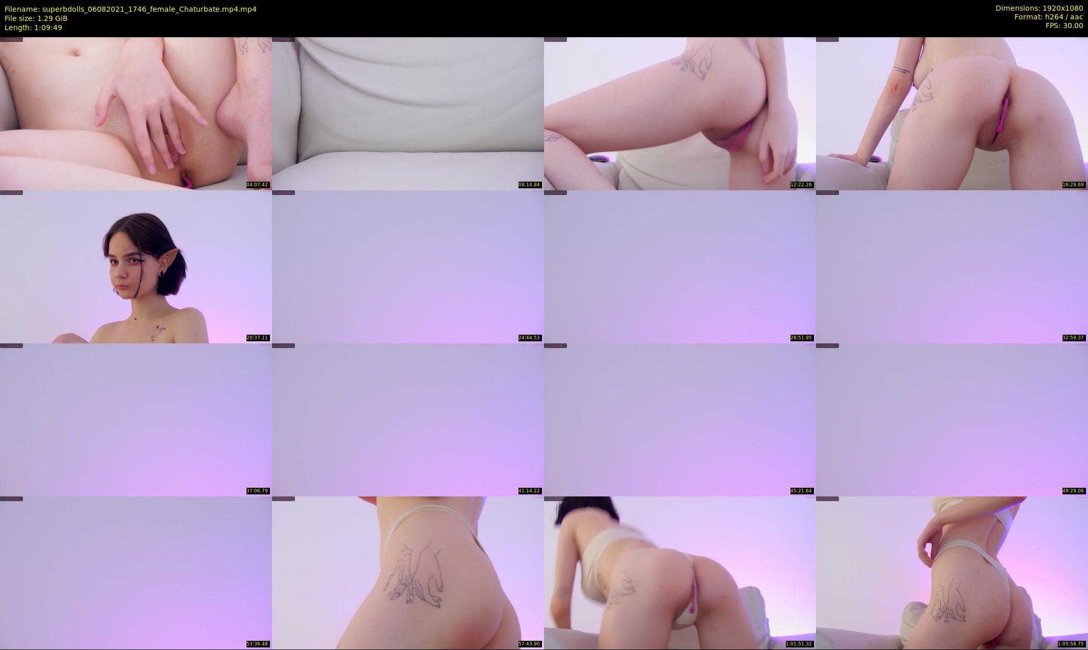 superbdolls — 70 minute Chaturbate couple cam show recording, 1080p, Aug 6, 2021