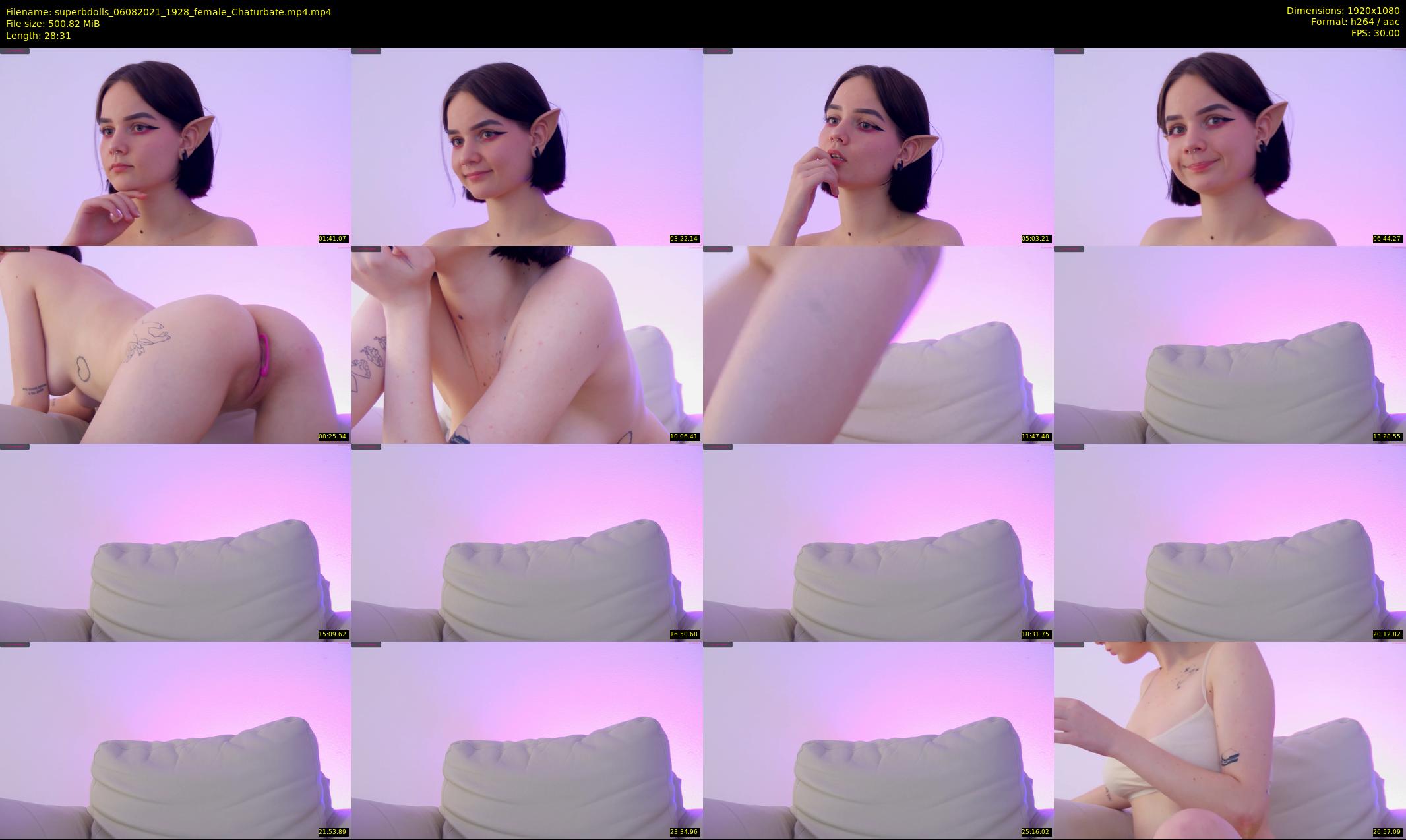 superbdolls — 29 minute Chaturbate couple cam show recording, 1080p, Aug 6, 2021