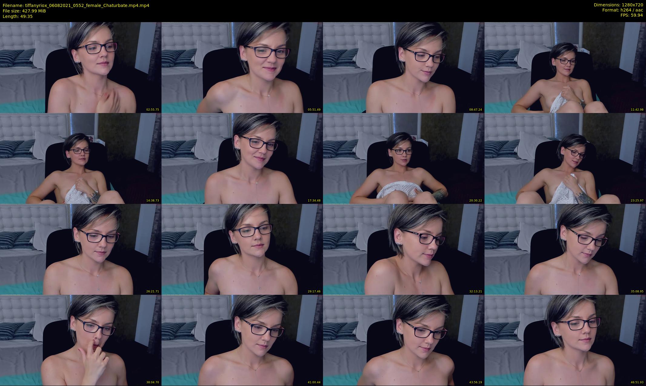 tiffanyriox — 50 minute Chaturbate female cam show recording, 720p, Aug 6, 2021