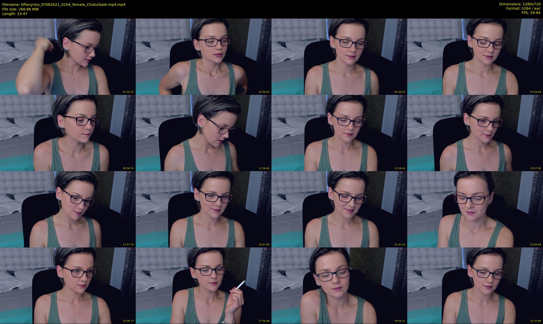 tiffanyriox — 34 minute Chaturbate female cam show recording, 720p, Aug 7, 2021