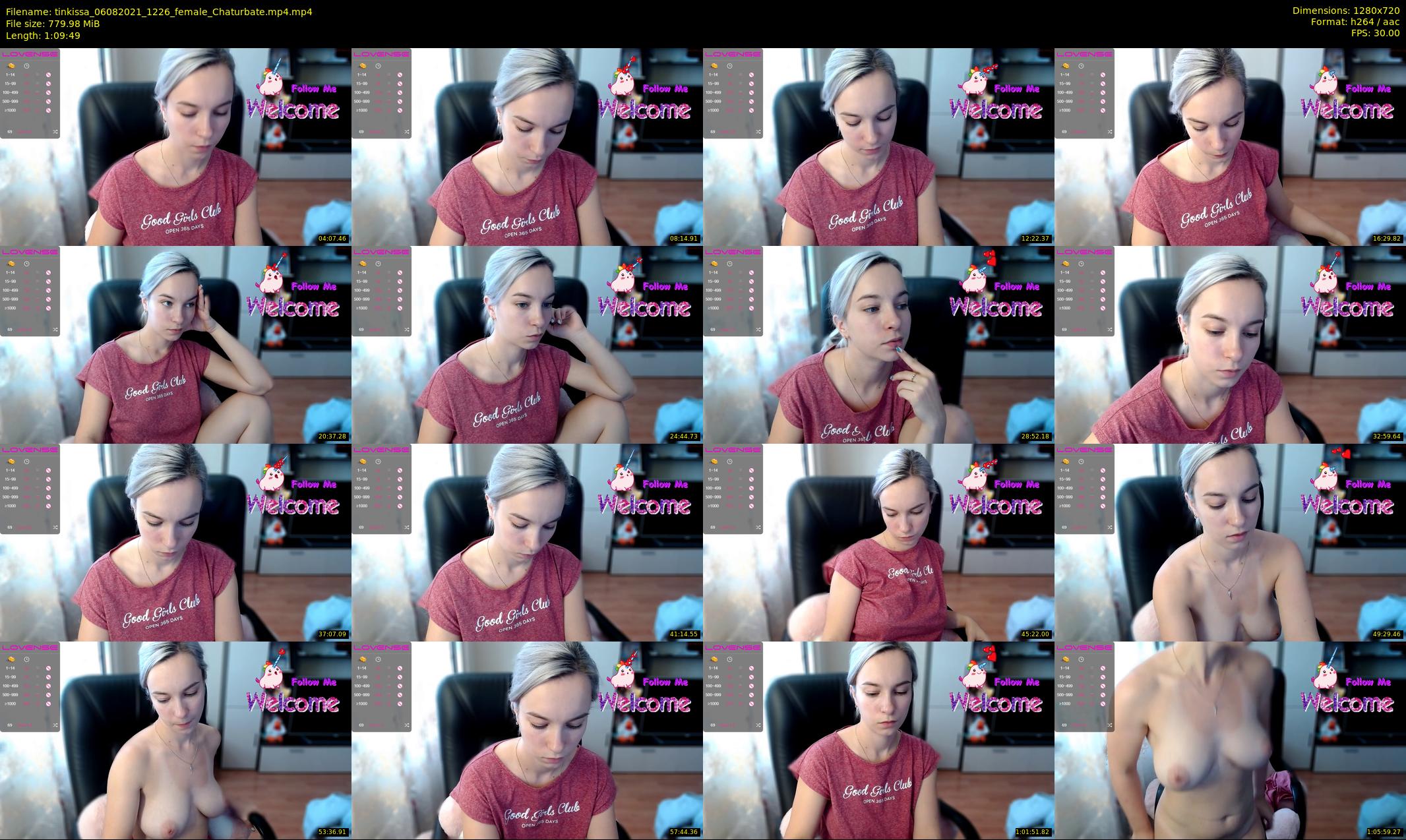 tinkissa — 70 minute Chaturbate couple cam show recording, 720p, Aug 6, 2021