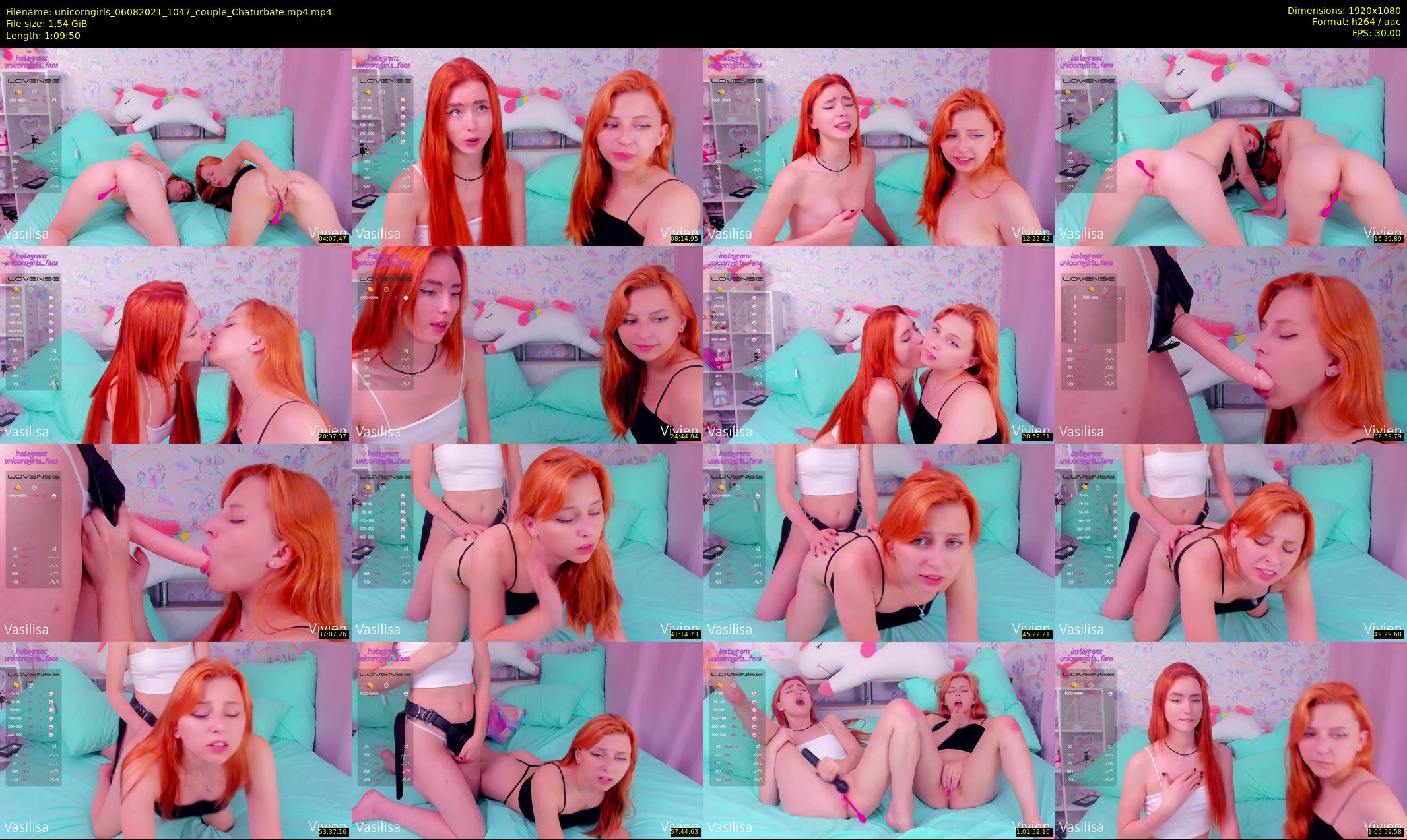 unicorngirls — 70 minute Chaturbate couple cam show recording, 1080p, Aug 6, 2021