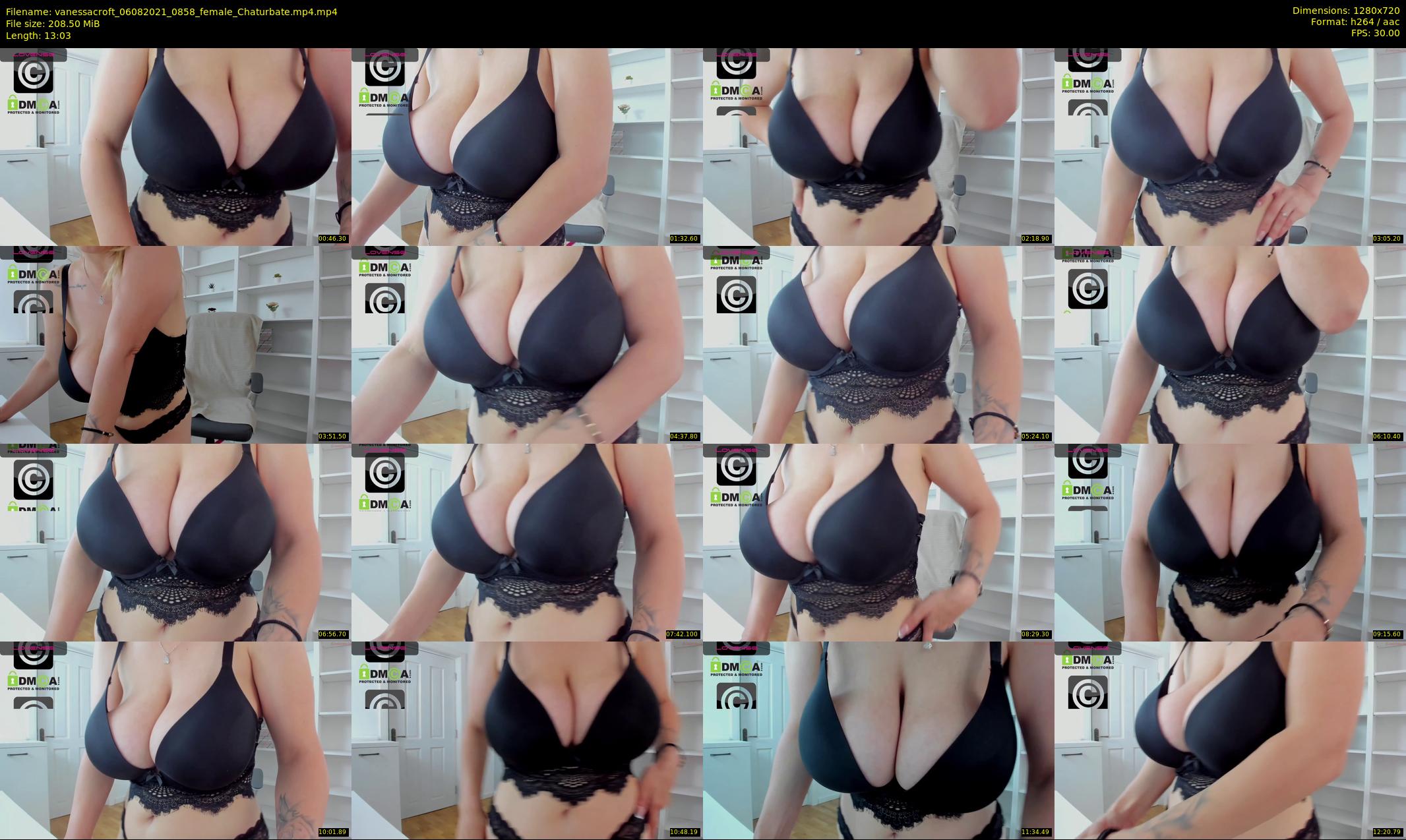 vanessacroft — 14 minute Chaturbate female cam show recording, 720p, Aug 6, 2021