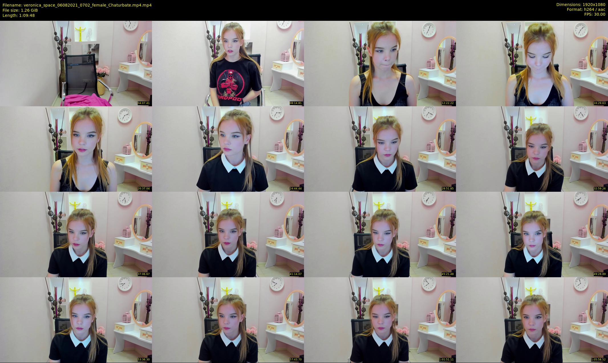 veronica_space — 70 minute Chaturbate female cam show recording, 1080p, Aug 6, 2021
