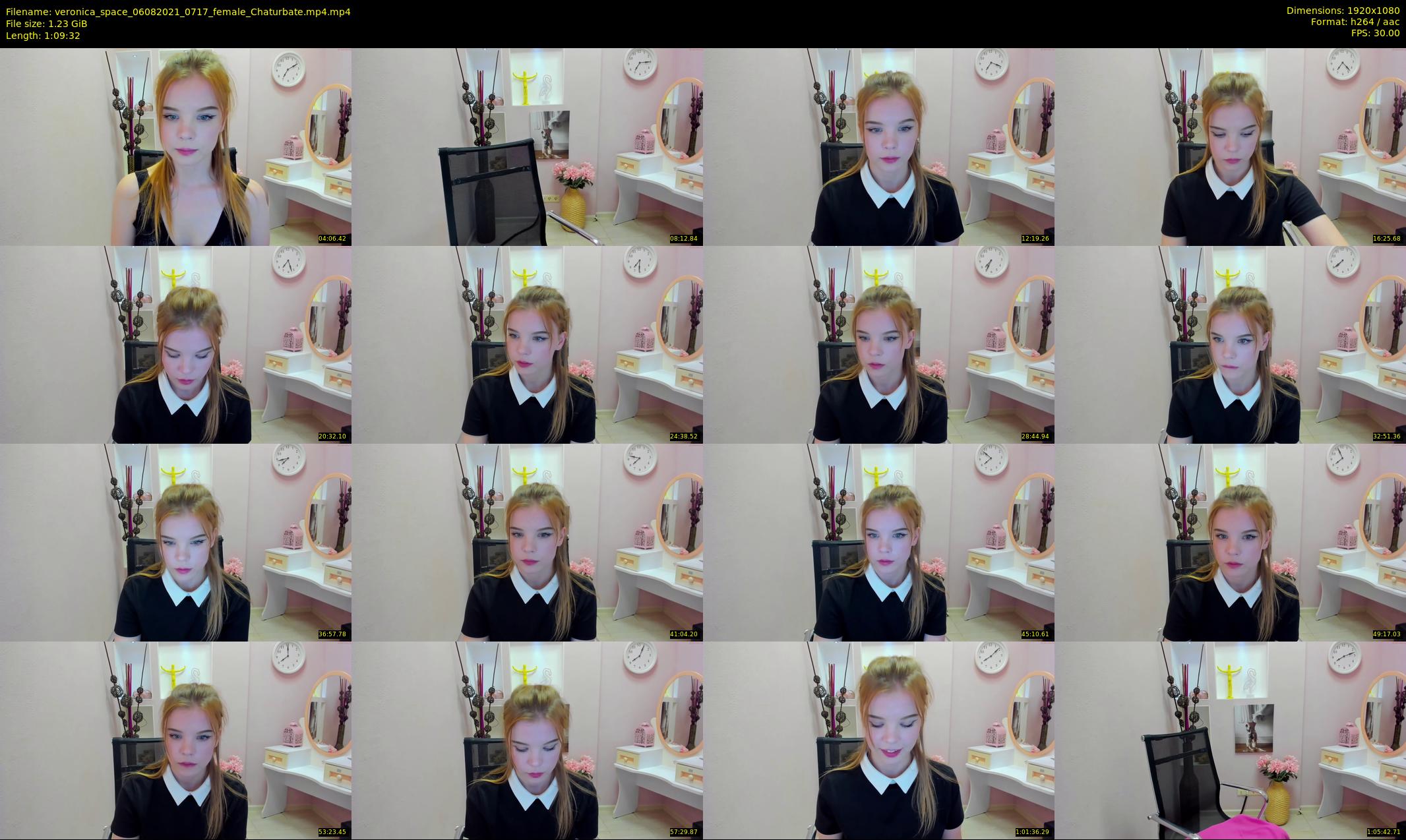 veronica_space — 70 minute Chaturbate female cam show recording, 1080p, Aug 6, 2021