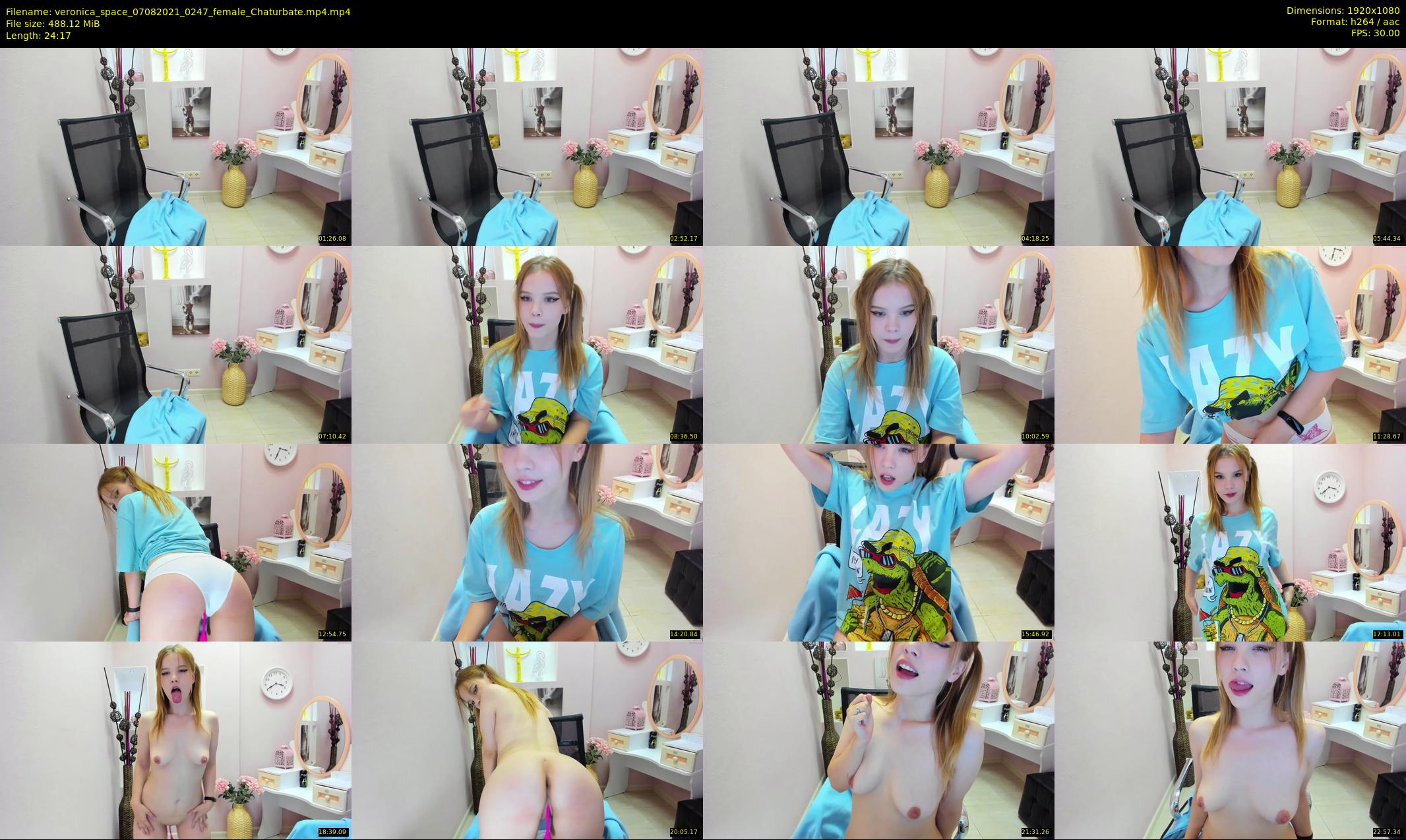 veronica_space — 25 minute Chaturbate female cam show recording, 1080p, Aug 7, 2021