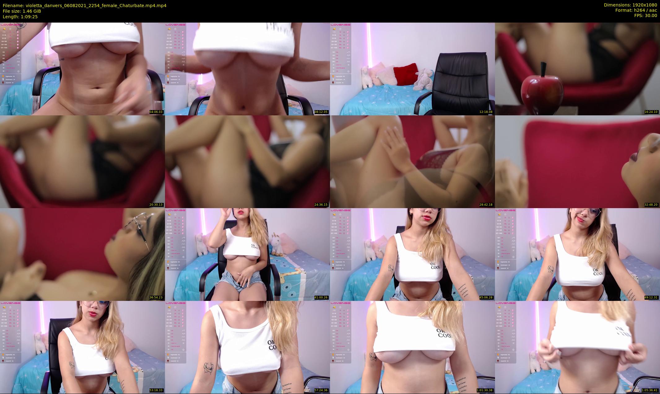 violetta_danvers — 70 minute Chaturbate female cam show recording, 1080p, Aug 6, 2021