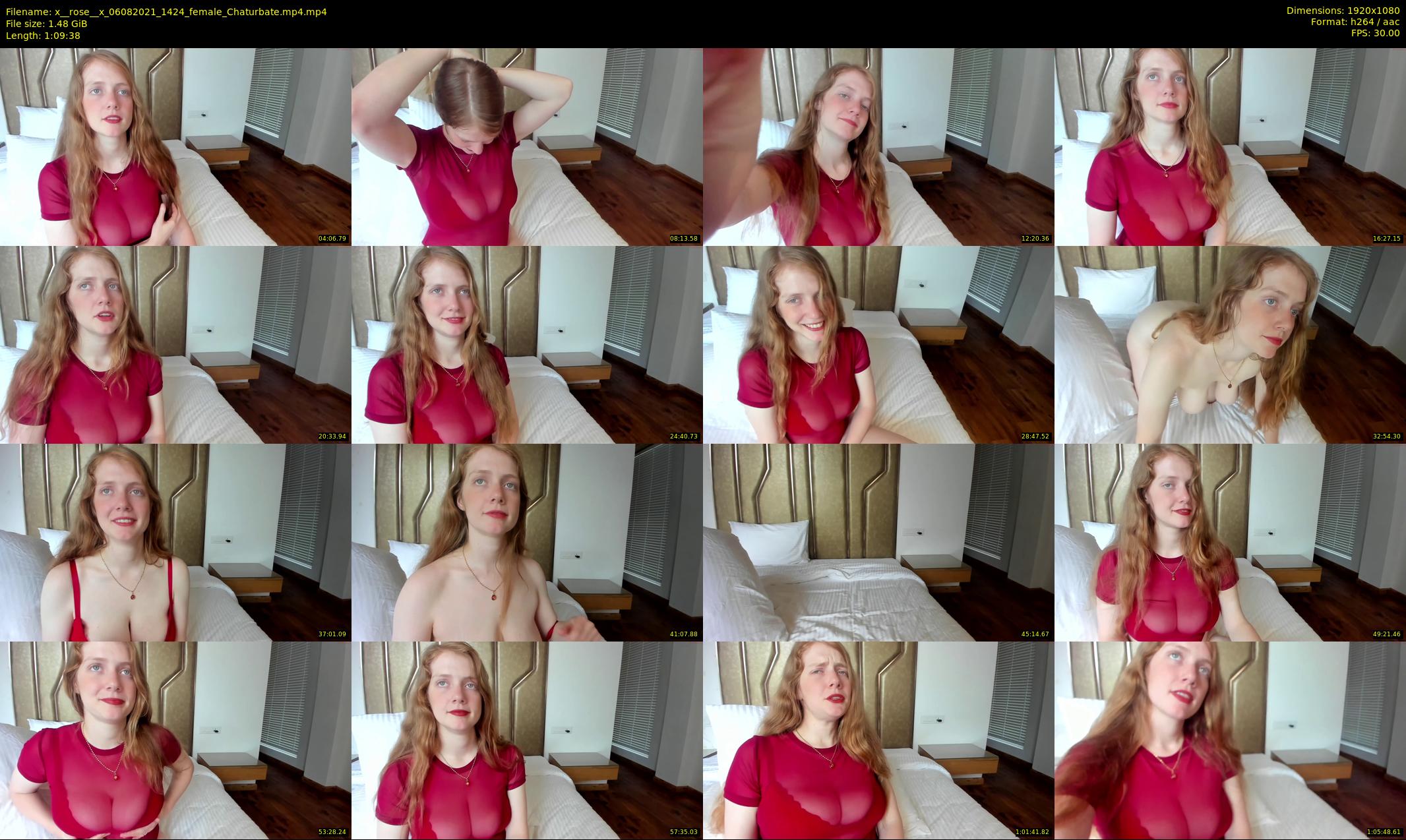 x__rose__x — 70 minute Chaturbate female cam show recording, 1080p, Aug 6, 2021
