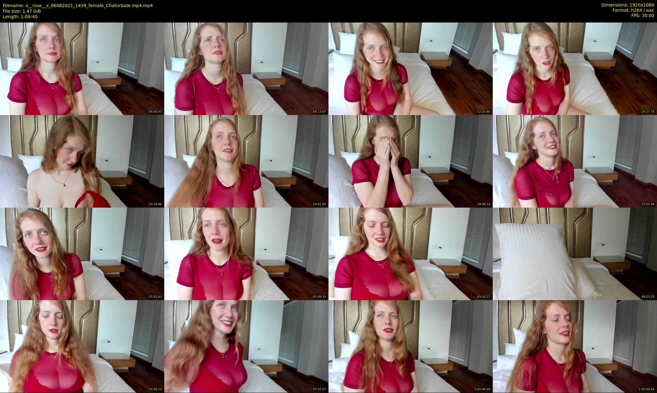 x__rose__x — 70 minute Chaturbate female cam show recording, 1080p, Aug 6, 2021