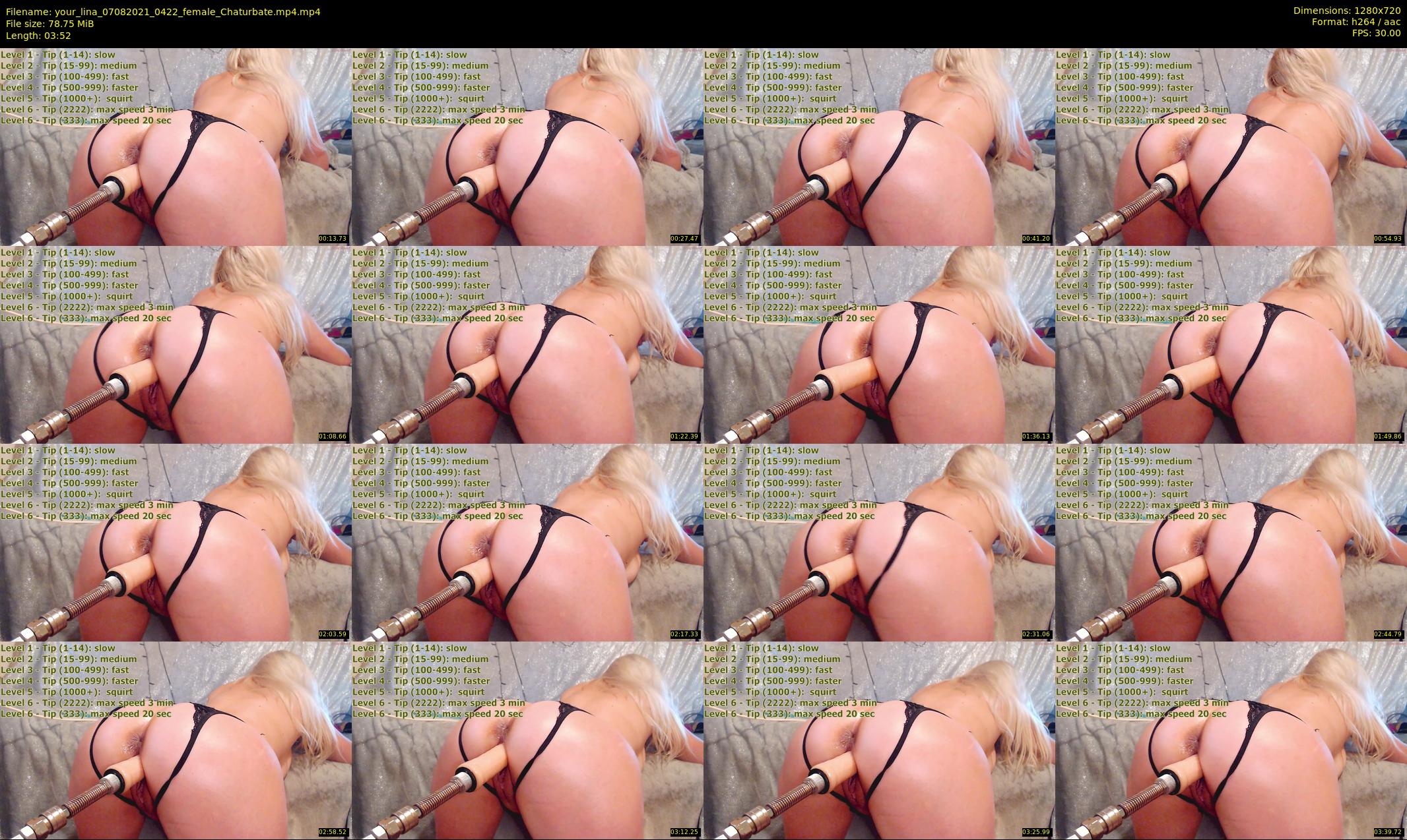 your_lina — 4 minute Chaturbate female cam show recording, 720p, Aug 7, 2021