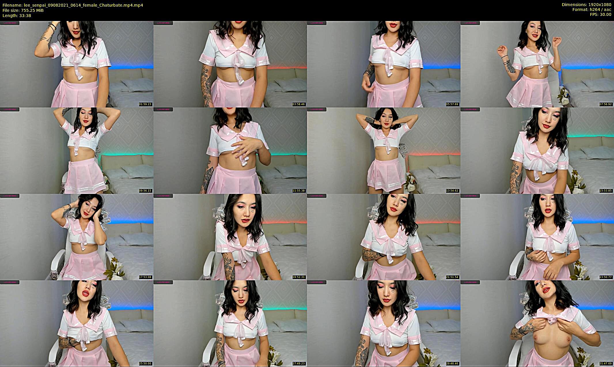 lee_senpai — 34 minute Chaturbate female cam show recording, 1080p, Aug 9, 2021