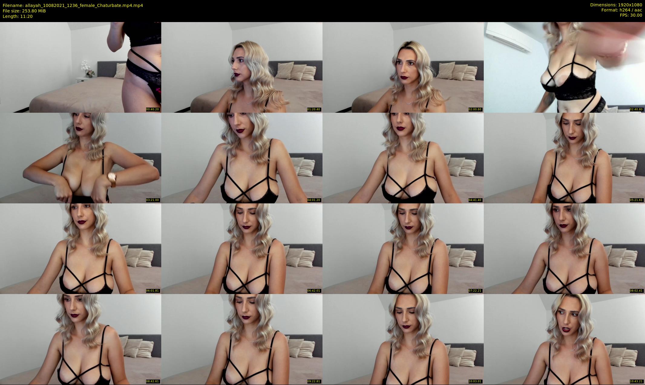 allayah — 12 minute Chaturbate female cam show recording, 1080p, Aug 10, 2021